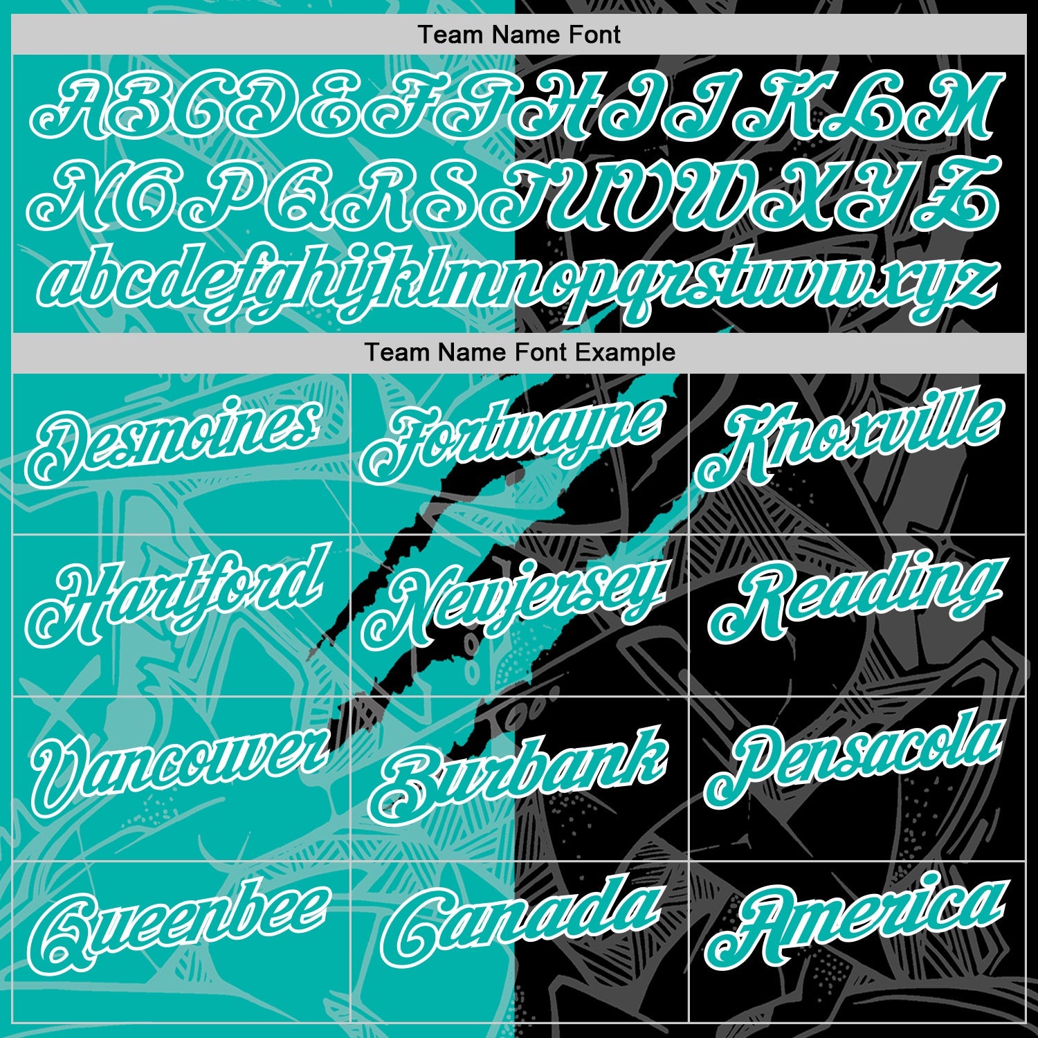 Custom Graffiti Pattern Aqua Black-White 3D Scratch Performance Polo Shirt