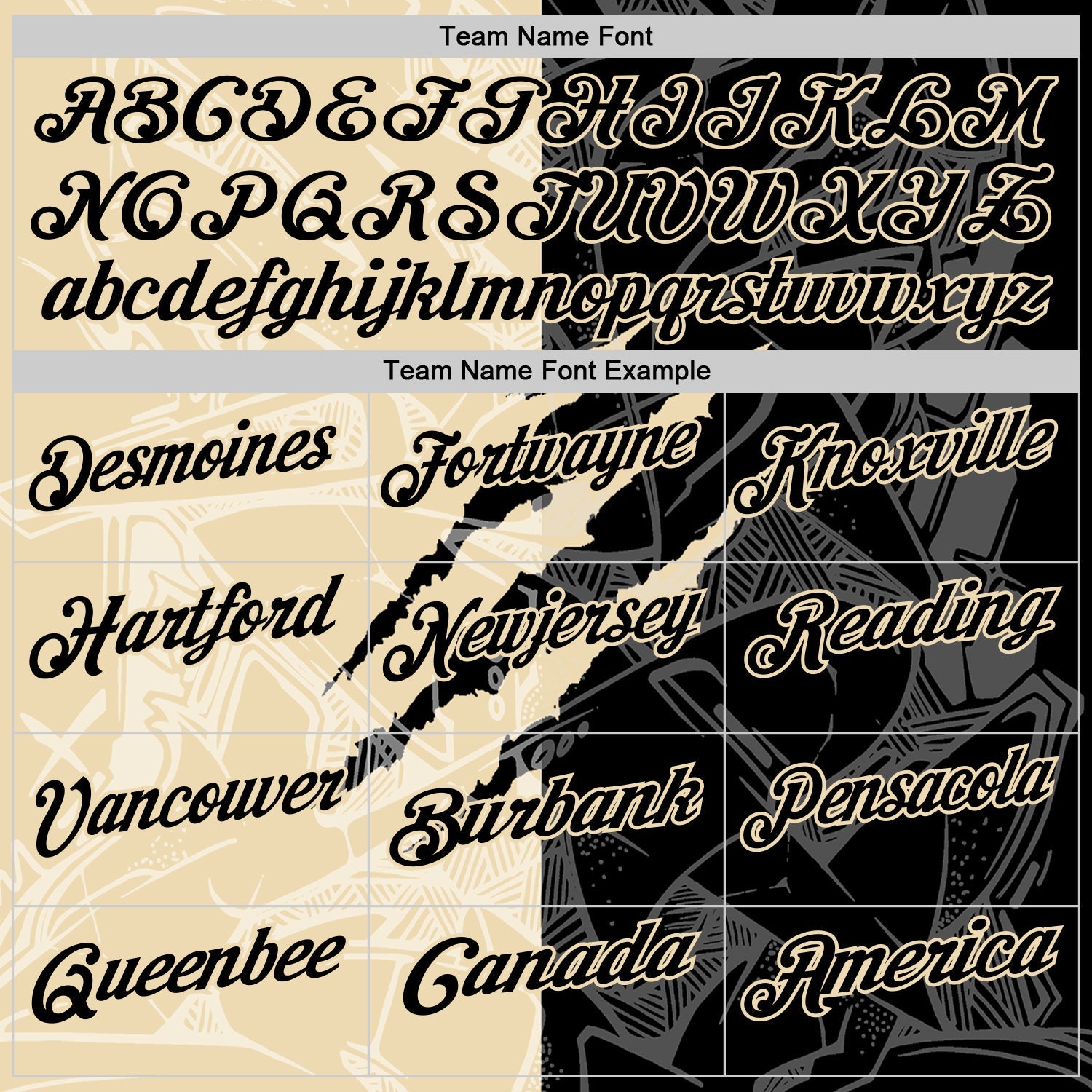 Custom Graffiti Pattern Black-Cream 3D Scratch Performance Polo Shirt