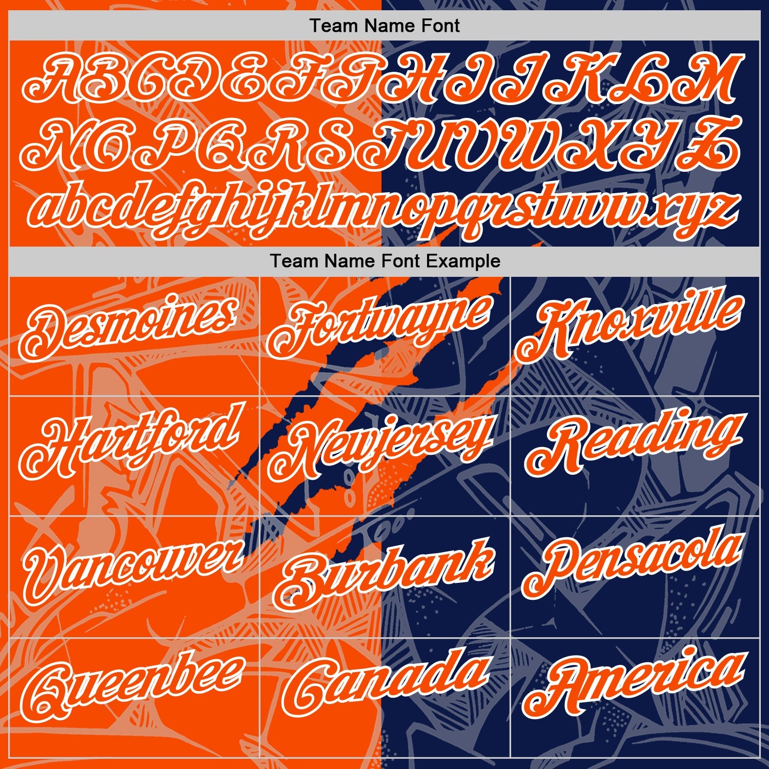 Custom Graffiti Pattern Orange Navy-White 3D Scratch Performance Polo Shirt