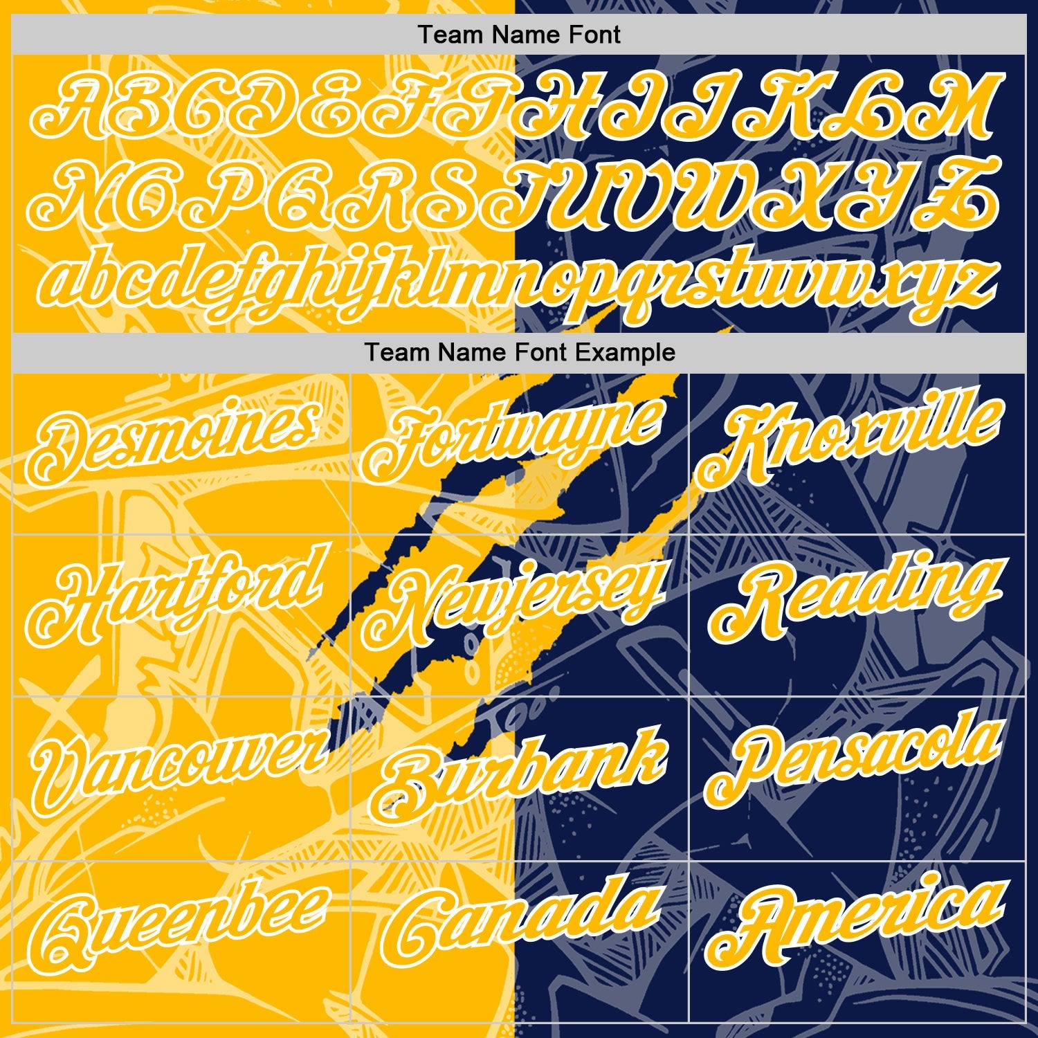 Custom Graffiti Pattern Gold Navy-White 3D Scratch Performance Polo Shirt