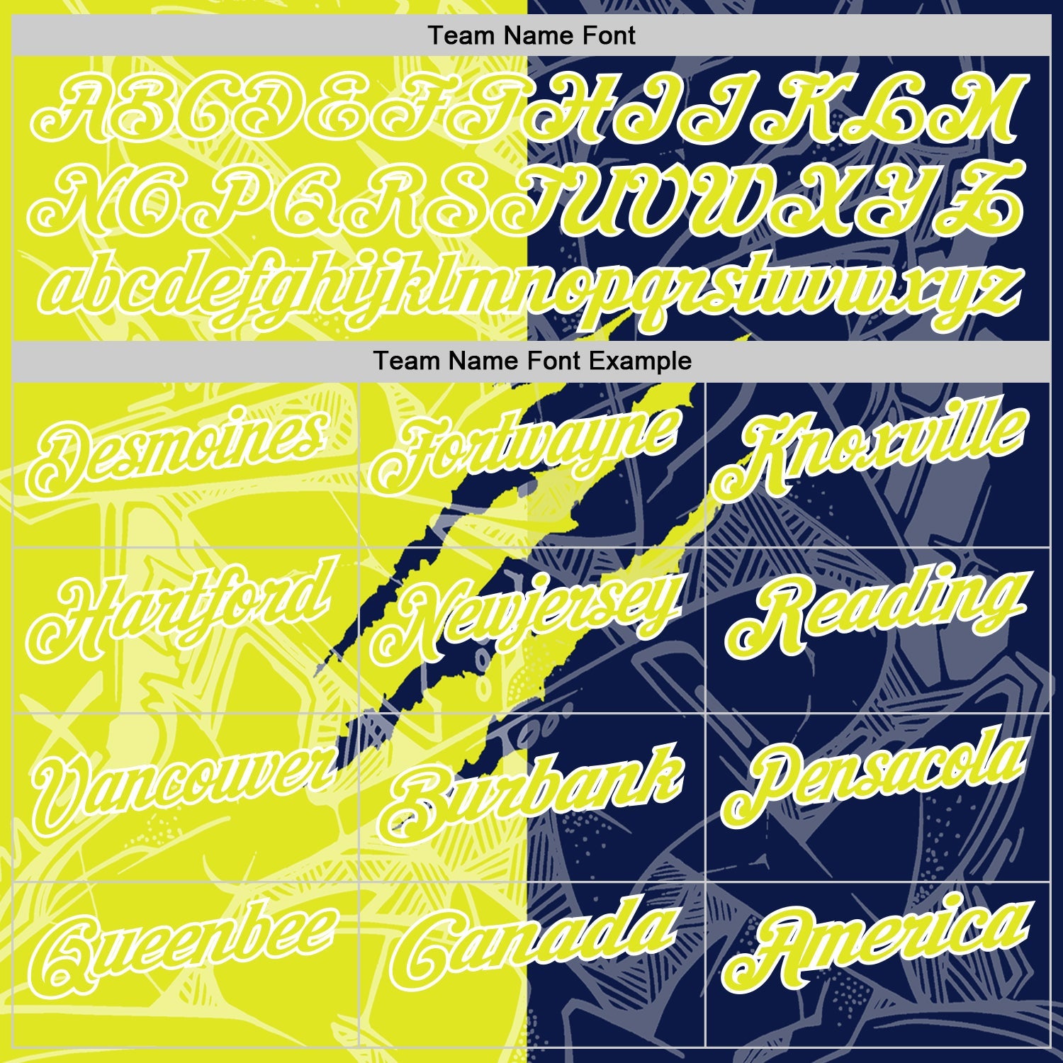 Custom Graffiti Pattern Neon Yellow Navy-White 3D Scratch Performance Polo Shirt