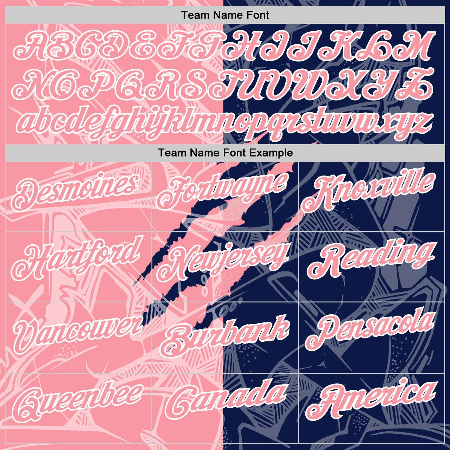 Custom Graffiti Pattern Medium Pink Navy-White 3D Scratch Performance Polo Shirt