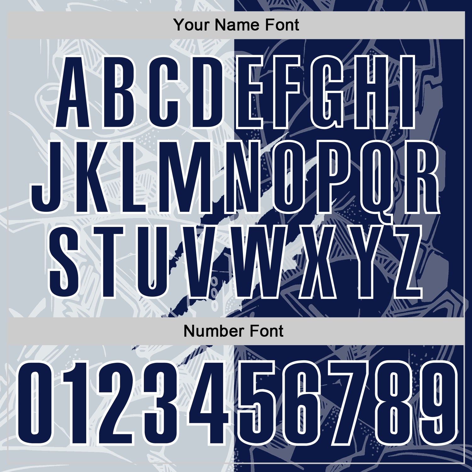 Custom Graffiti Pattern Navy Silver-White 3D Scratch Performance Polo Shirt