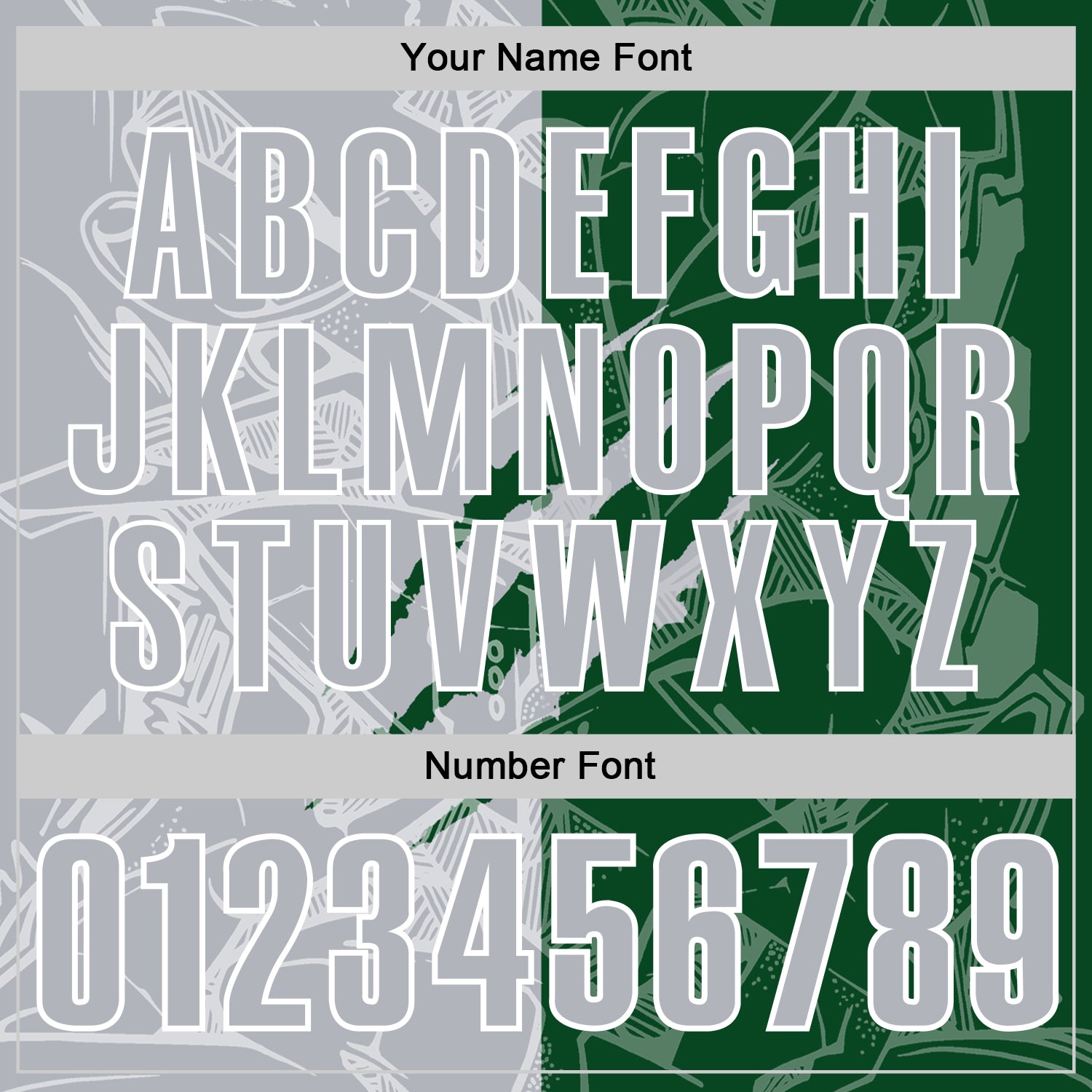 Custom Graffiti Pattern Gray Green-White 3D Scratch Performance Polo Shirt