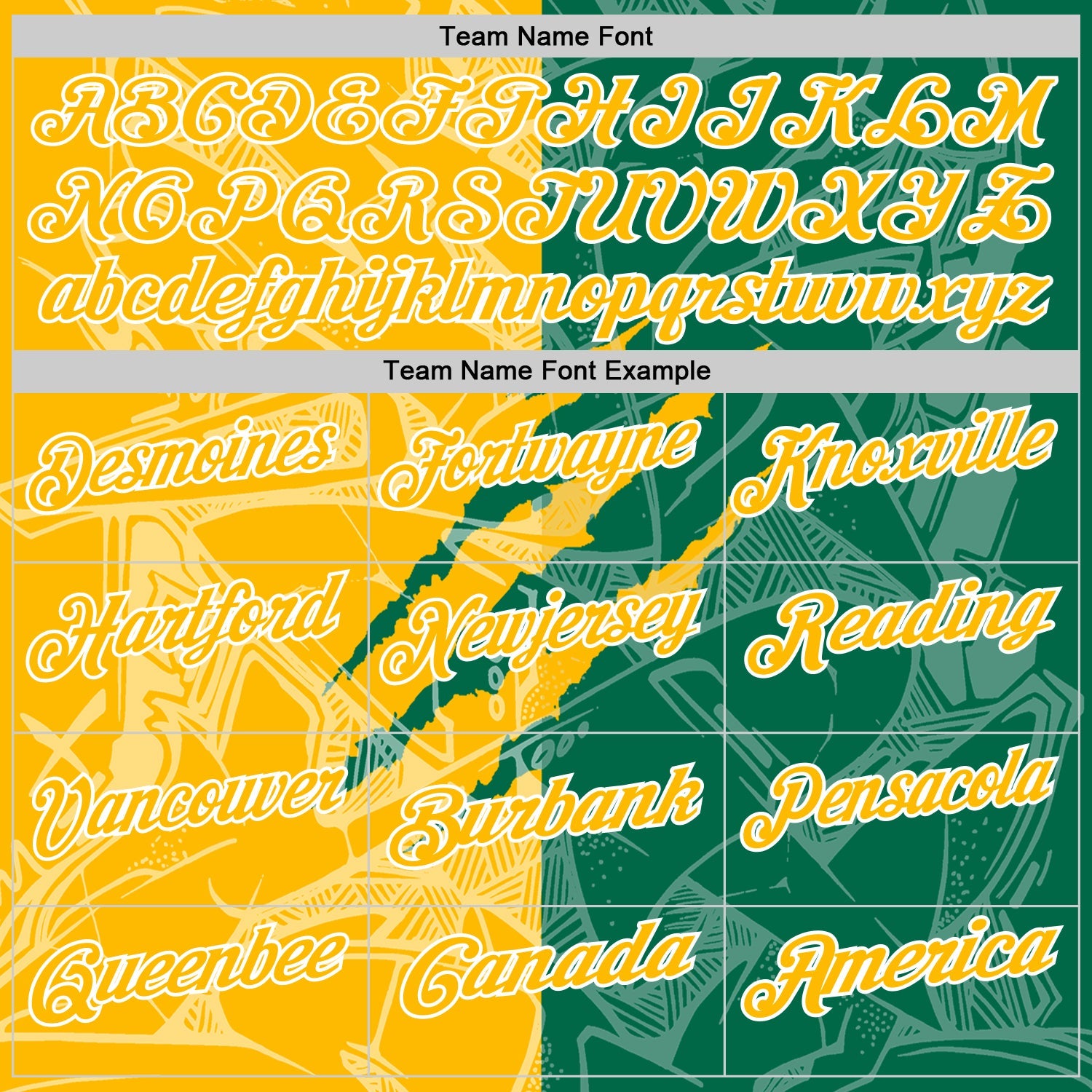 Custom Graffiti Pattern Gold Kelly Green-White 3D Scratch Performance Polo Shirt