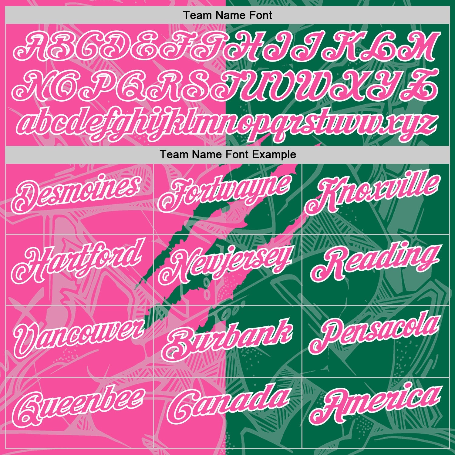 Custom Graffiti Pattern Pink Kelly Green-White 3D Scratch Performance Polo Shirt