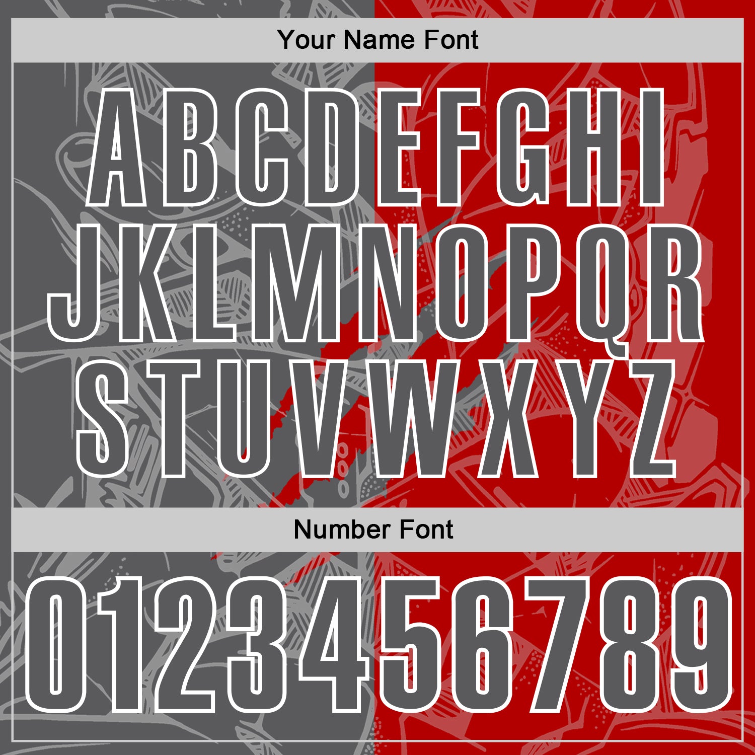 Custom Graffiti Pattern Steel Gray Red-White 3D Scratch Performance Polo Shirt