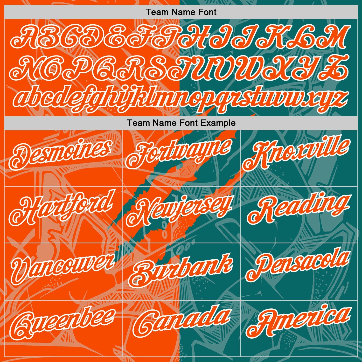 Custom Graffiti Pattern Orange Teal-White 3D Scratch Performance Polo Shirt