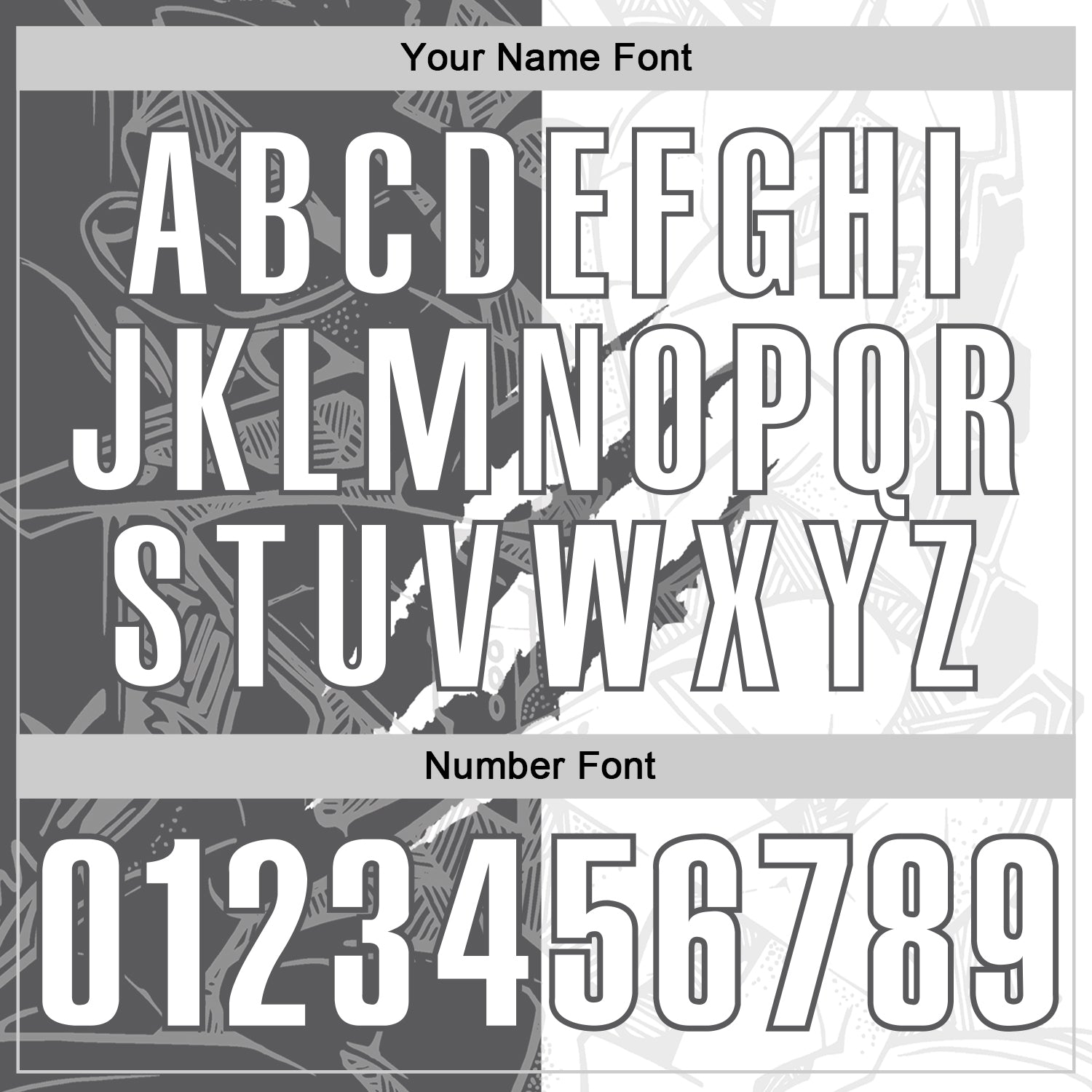 Custom Graffiti Pattern White-Steel Gray 3D Scratch Performance Polo Shirt