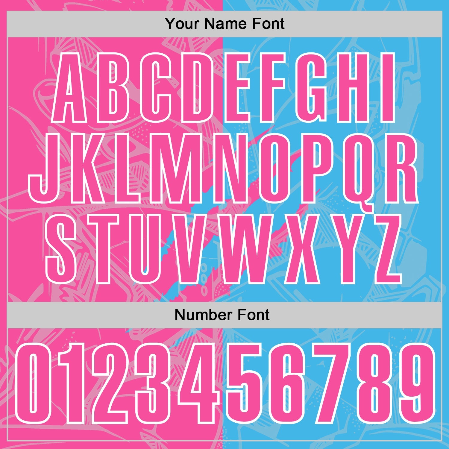 Custom Graffiti Pattern Pink Sky Blue-White 3D Scratch Performance Polo Shirt