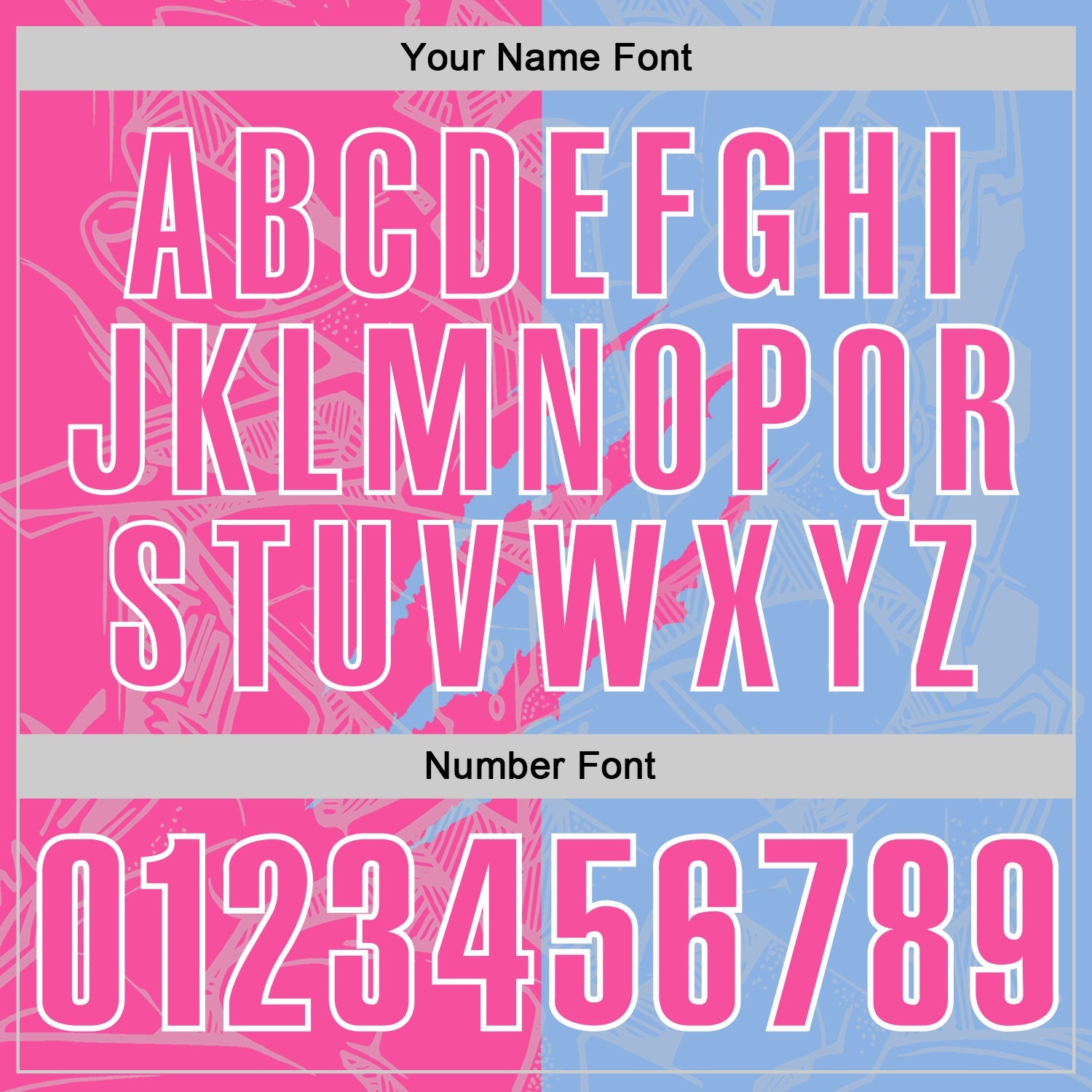 Custom Graffiti Pattern Pink Light Blue-White 3D Scratch Performance Polo Shirt