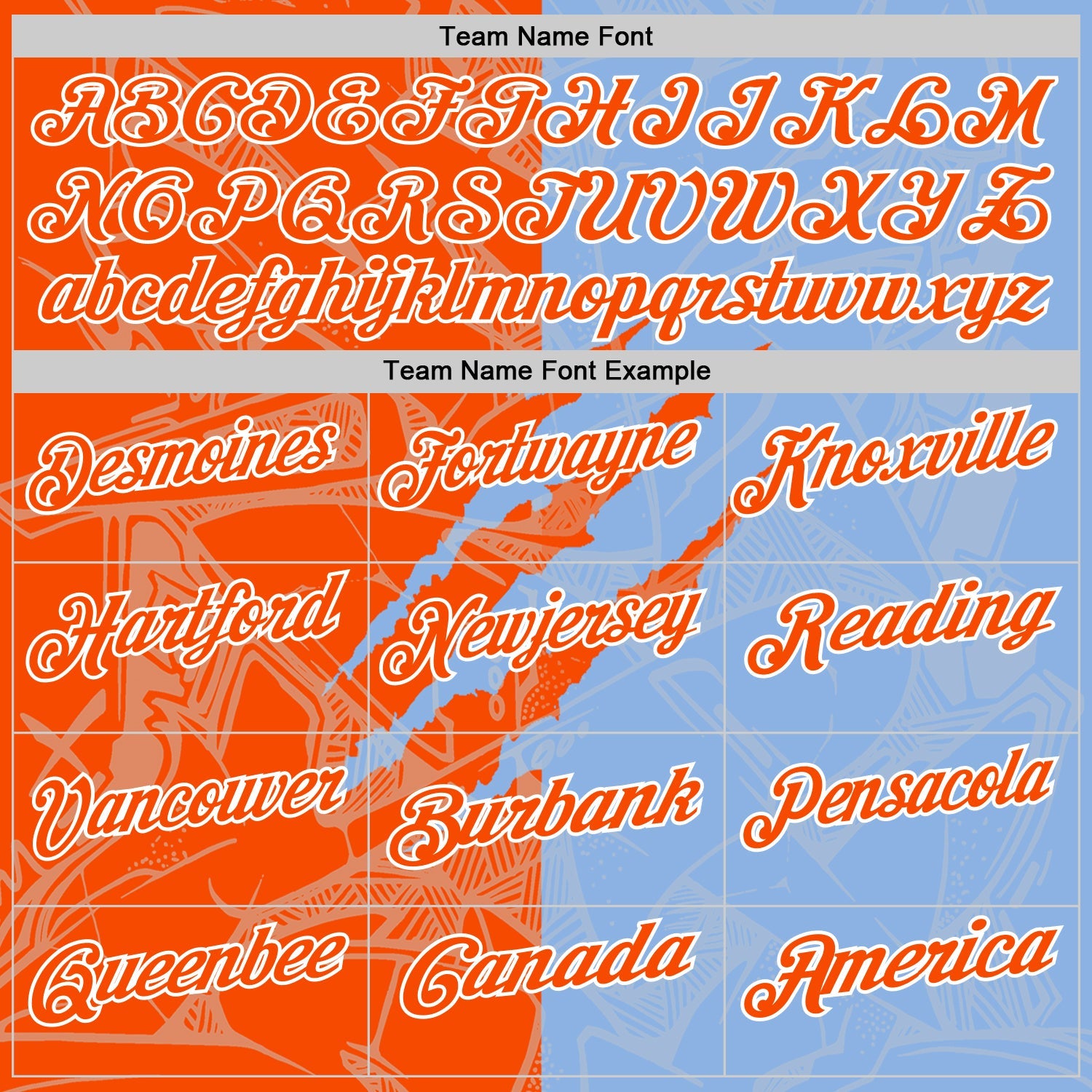 Custom Graffiti Pattern Orange Light Blue-White 3D Scratch Performance Polo Shirt