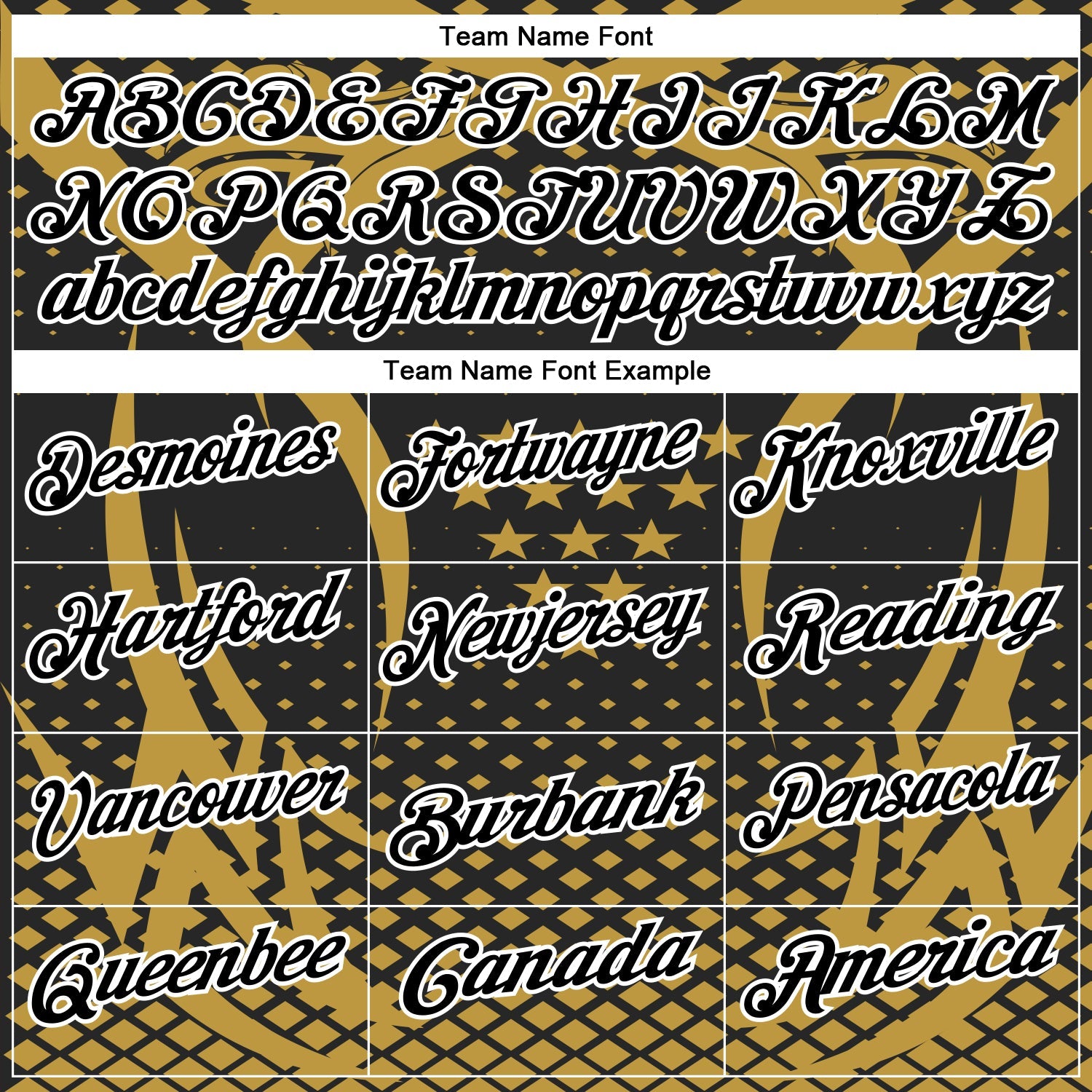 Custom Old Gold Black-White 3D Pattern Design Star And Geometric Shapes Performance Polo Shirt