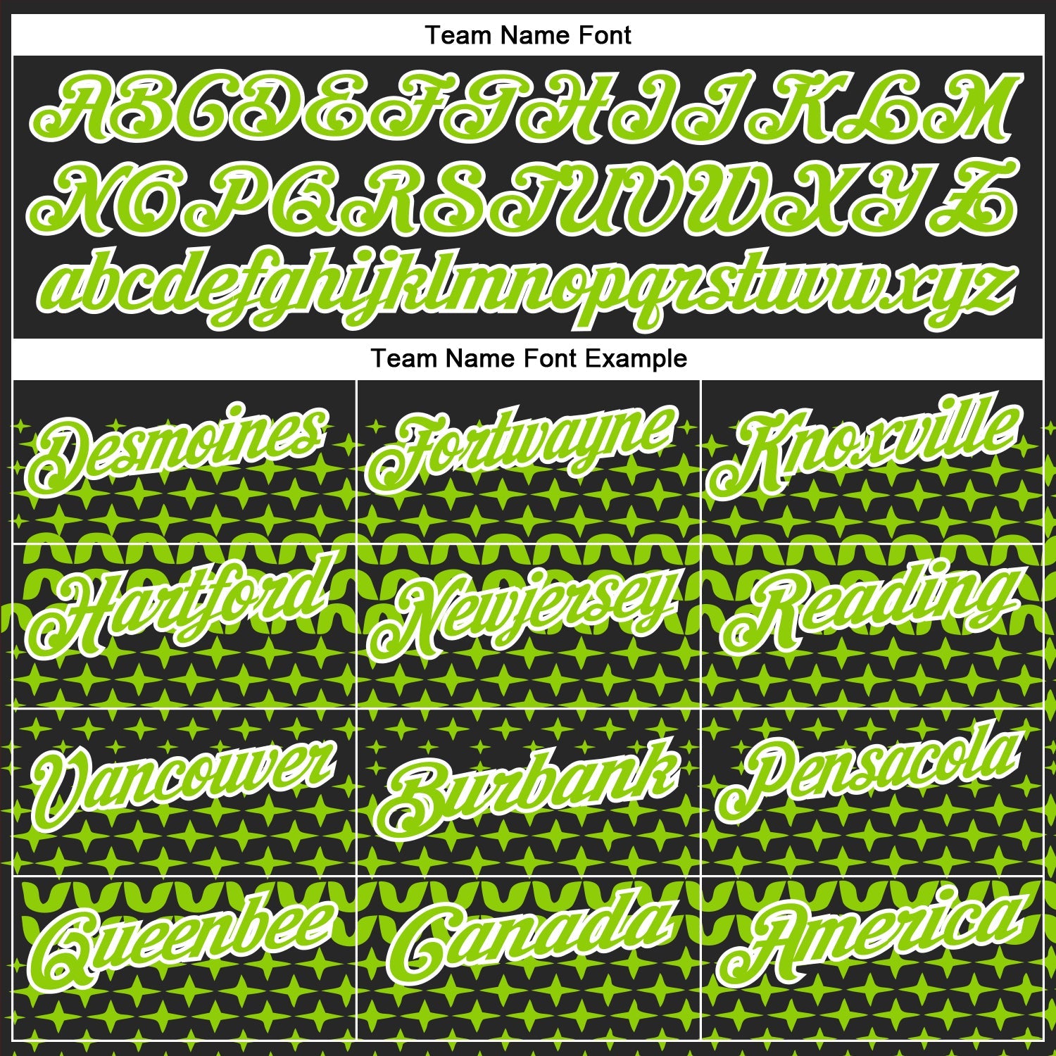 Custom Black Neon Green-White 3D Pattern Design Star Performance Polo Shirt