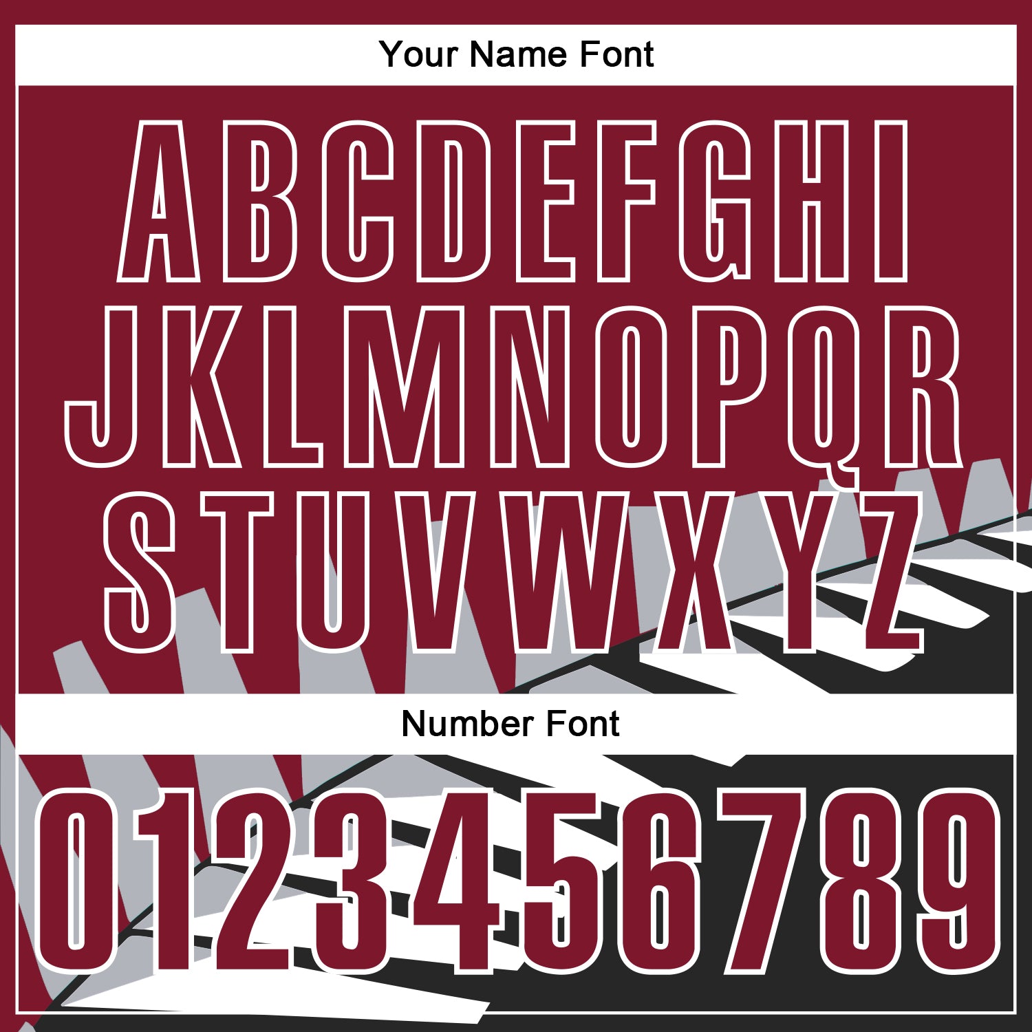 Custom Crimson Black Gray-White 3D Pattern Design Geometric Shapes Performance Polo Shirt