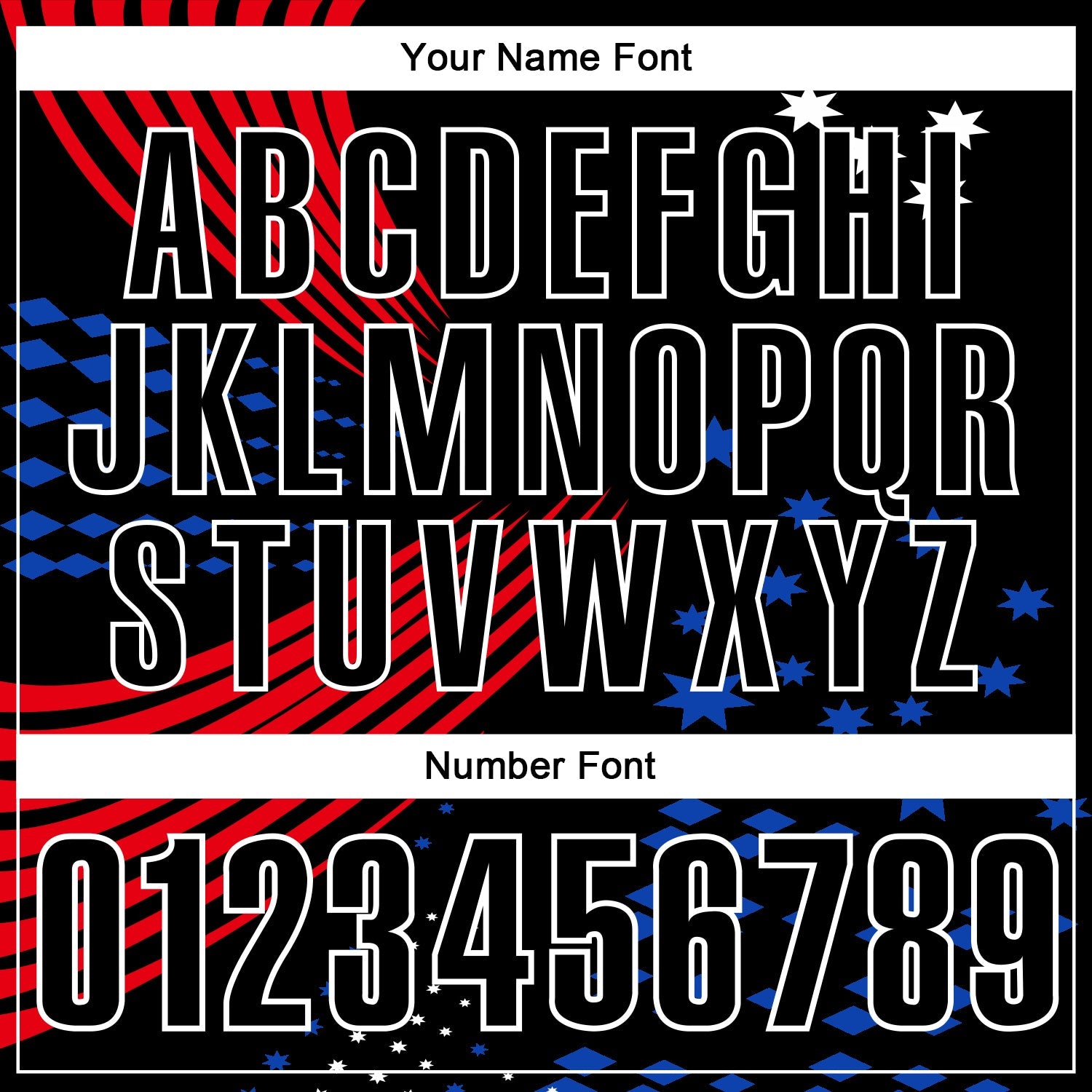 Custom Black Fire Red Thunder Blue-White 3D Pattern Design Star And Geometric Shapes Performance Polo Shirt