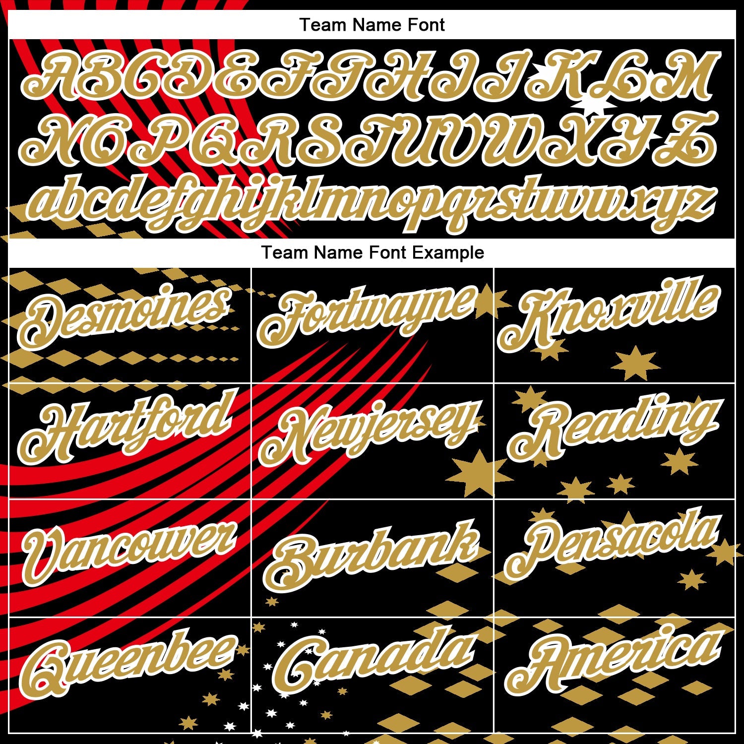 Custom Black Old Gold Fire Red-White 3D Pattern Design Star And Geometric Shapes Performance Polo Shirt