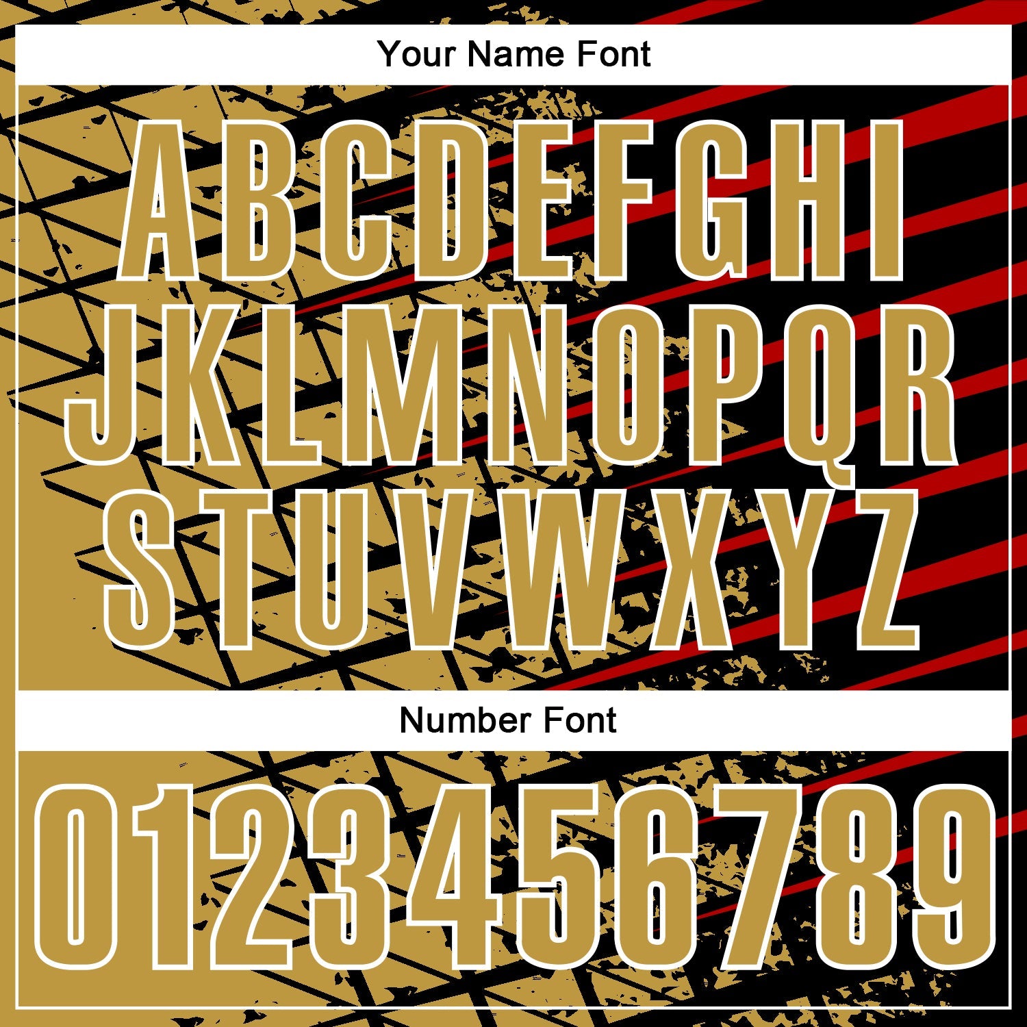 Custom Black Old Gold Red-White 3D Pattern Design Grid And Fragment Art Performance Polo Shirt