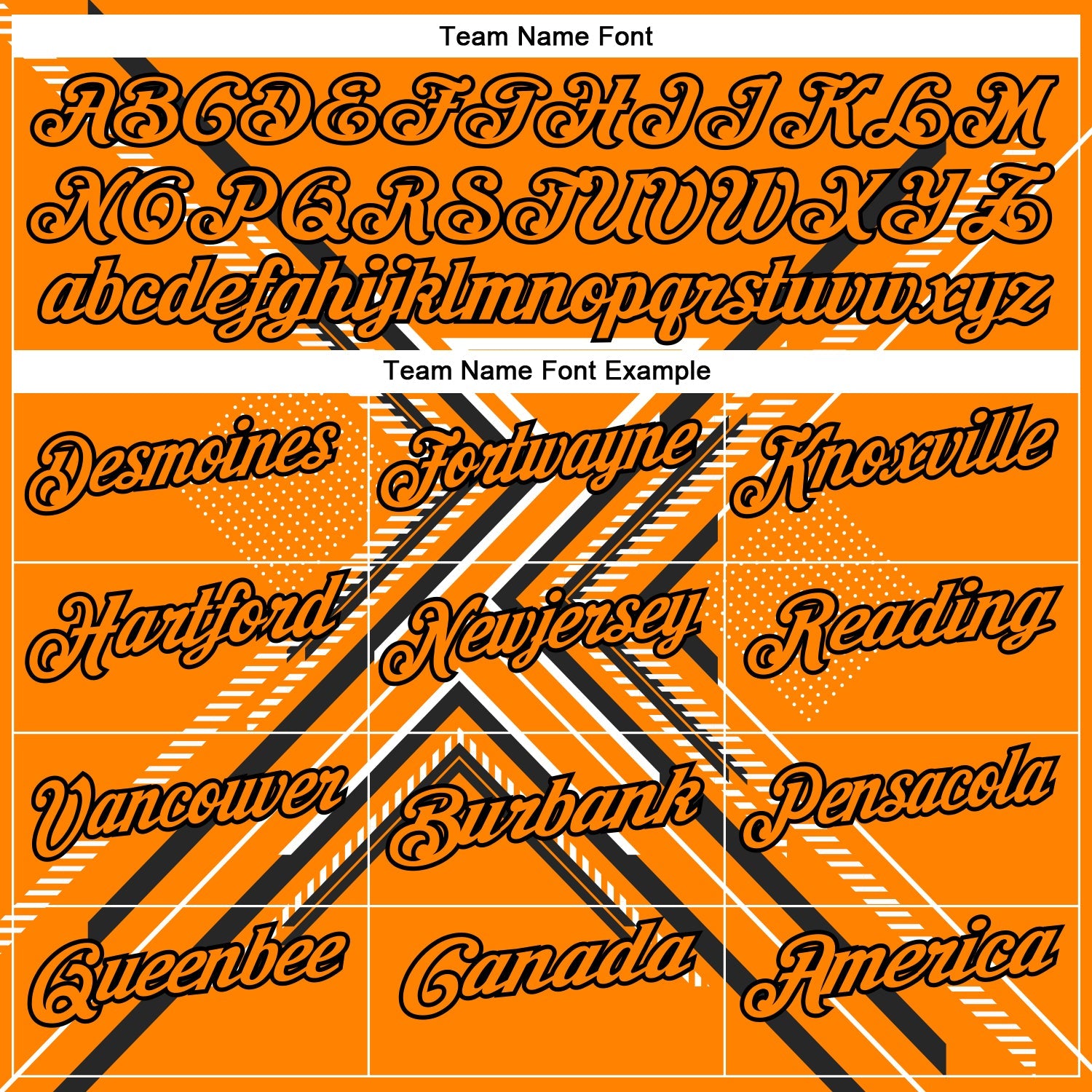 Custom Bay Orange Black-White 3D Pattern Design Geometric Shapes Performance Polo Shirt