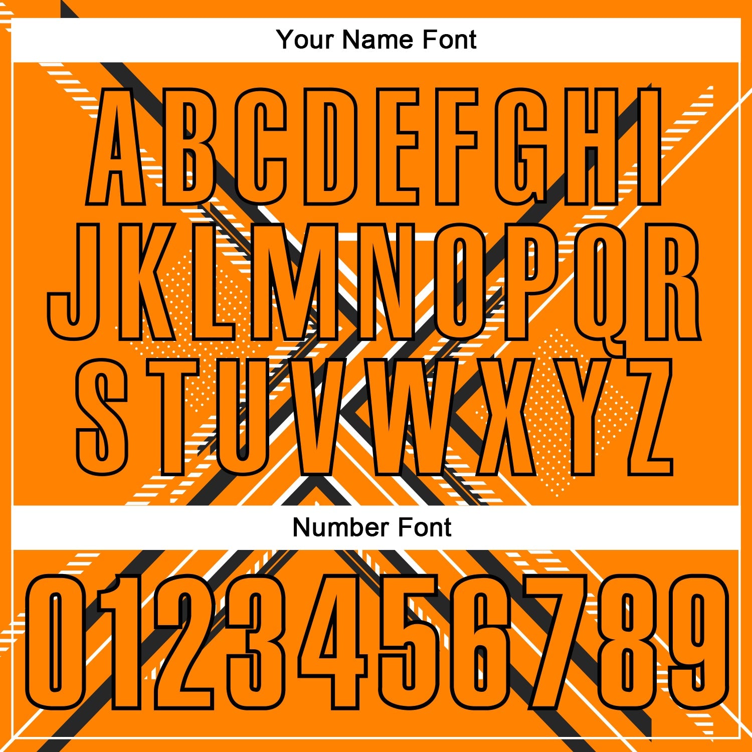 Custom Bay Orange Black-White 3D Pattern Design Geometric Shapes Performance Polo Shirt