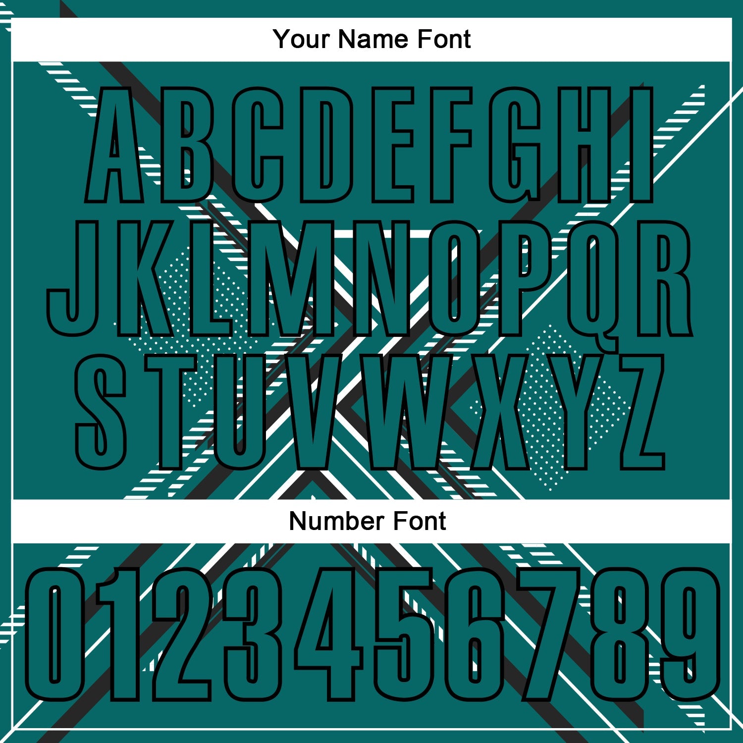 Custom Teal Black-White 3D Pattern Design Geometric Shapes Performance Polo Shirt