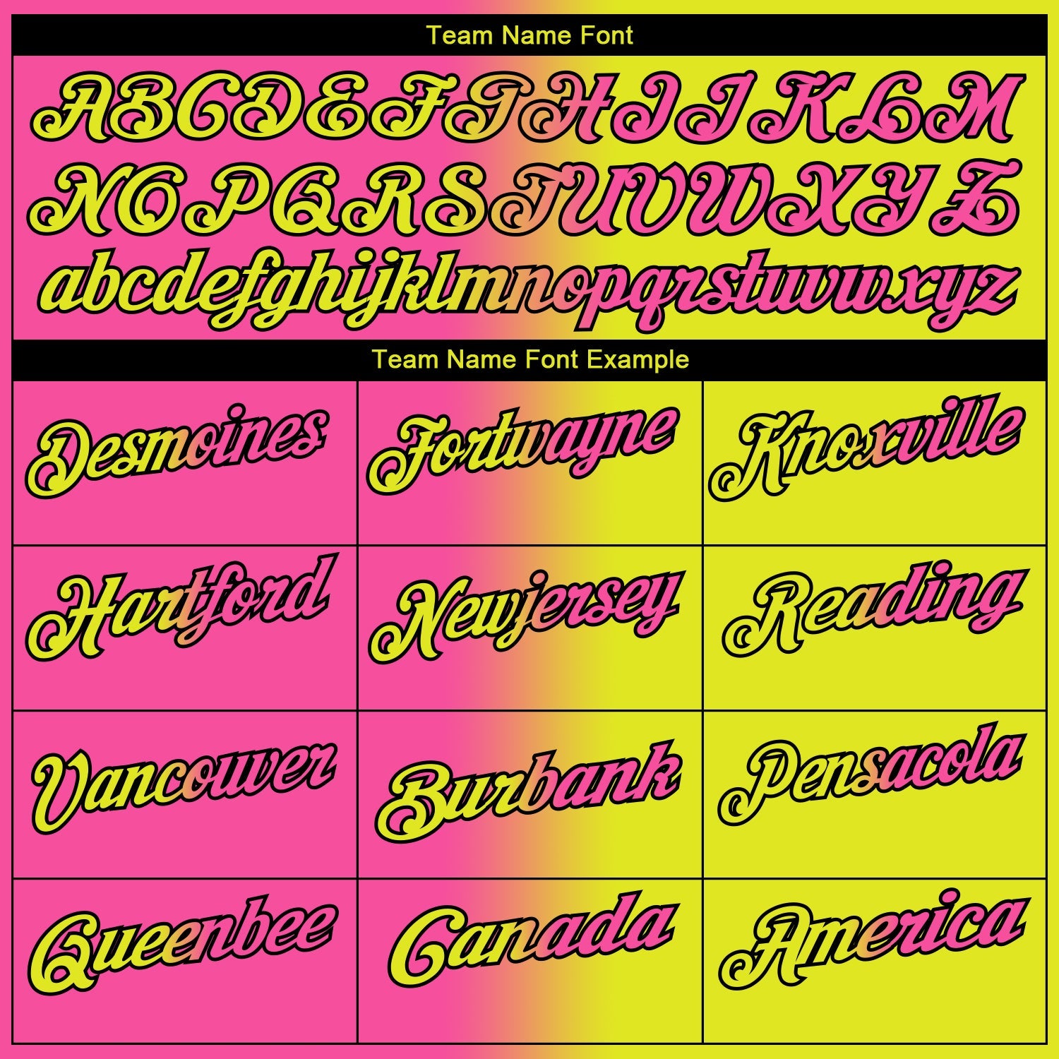 Custom Neon Yellow Pink-Black 3D Gradient Fashion Performance Polo Shirt