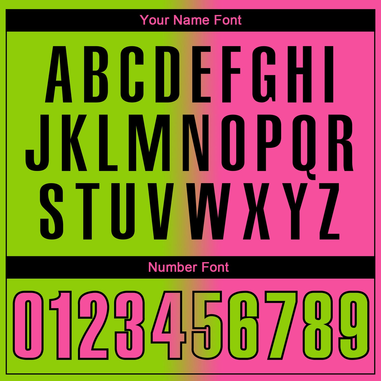 Custom Neon Green Pink-Black 3D Gradient Fashion Performance Polo Shirt