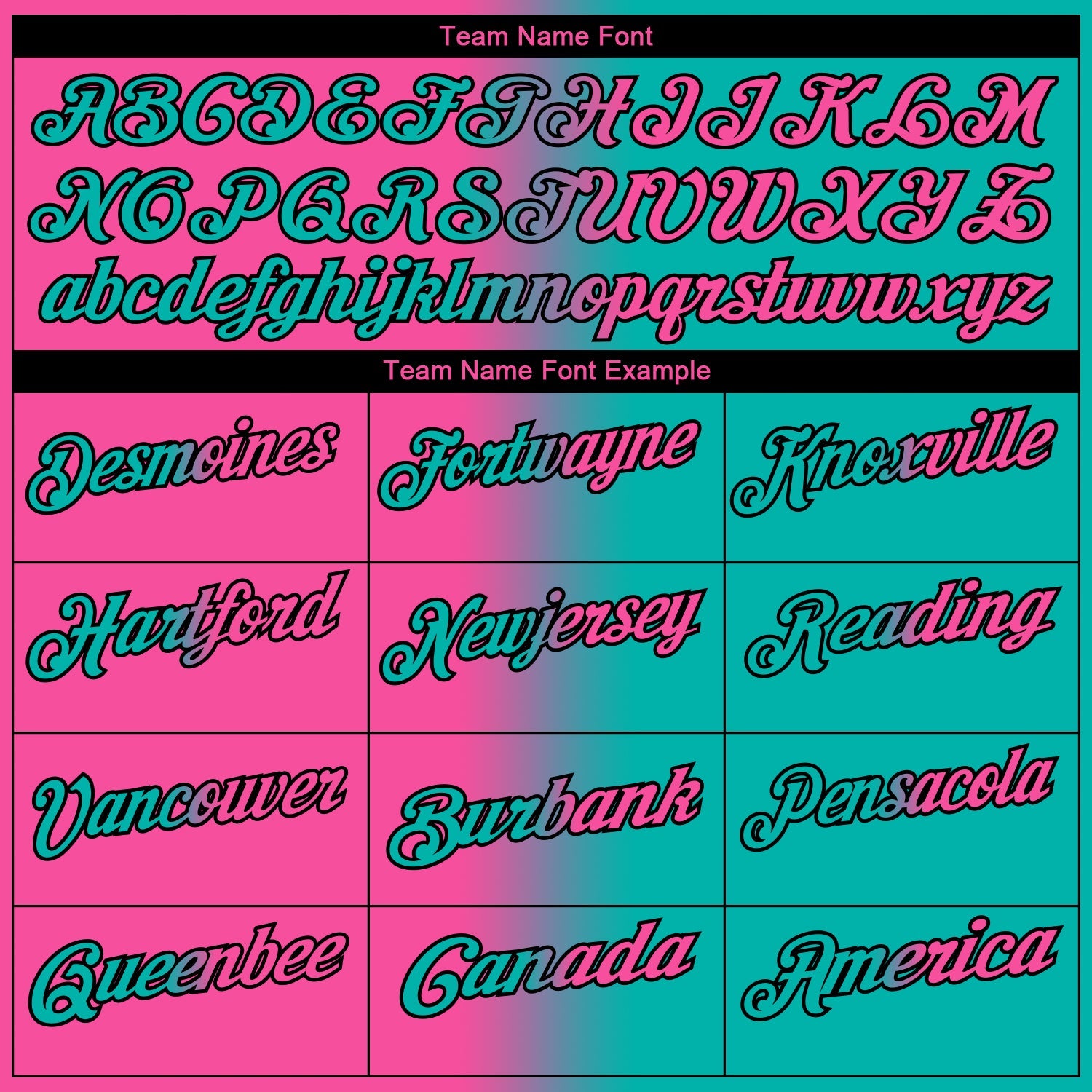 Custom Aqua Pink-Black 3D Gradient Fashion Performance Polo Shirt