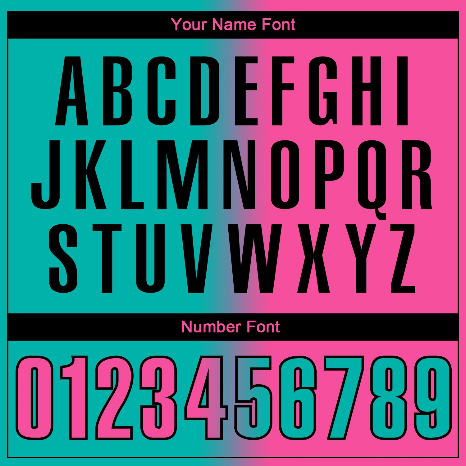 Custom Aqua Pink-Black 3D Gradient Fashion Performance Polo Shirt