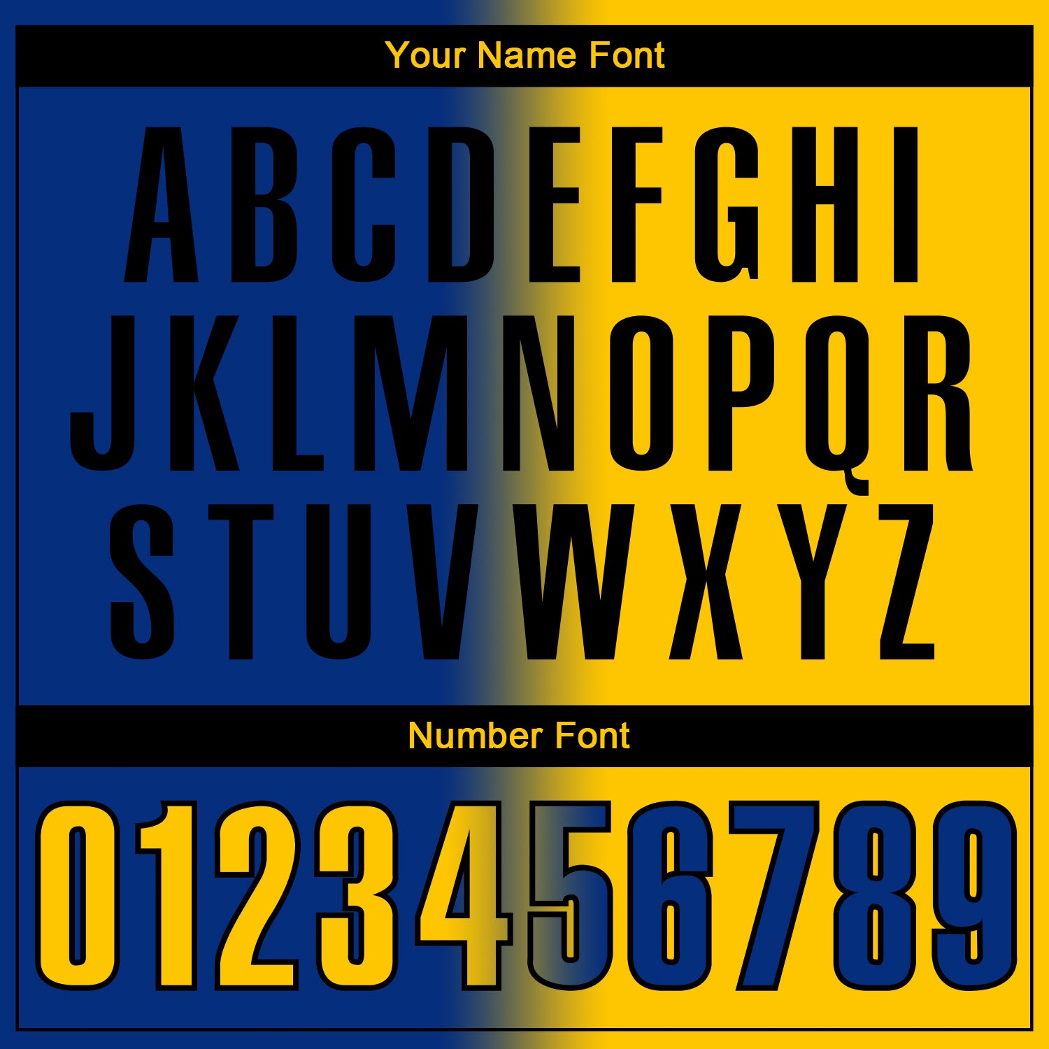 Custom Royal Yellow-Black 3D Gradient Fashion Performance Polo Shirt