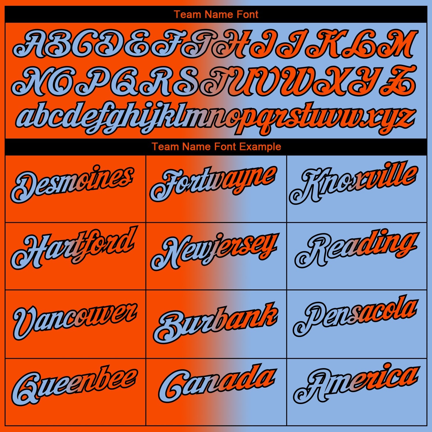 Custom Light Blue Orange-Black 3D Gradient Fashion Performance Polo Shirt