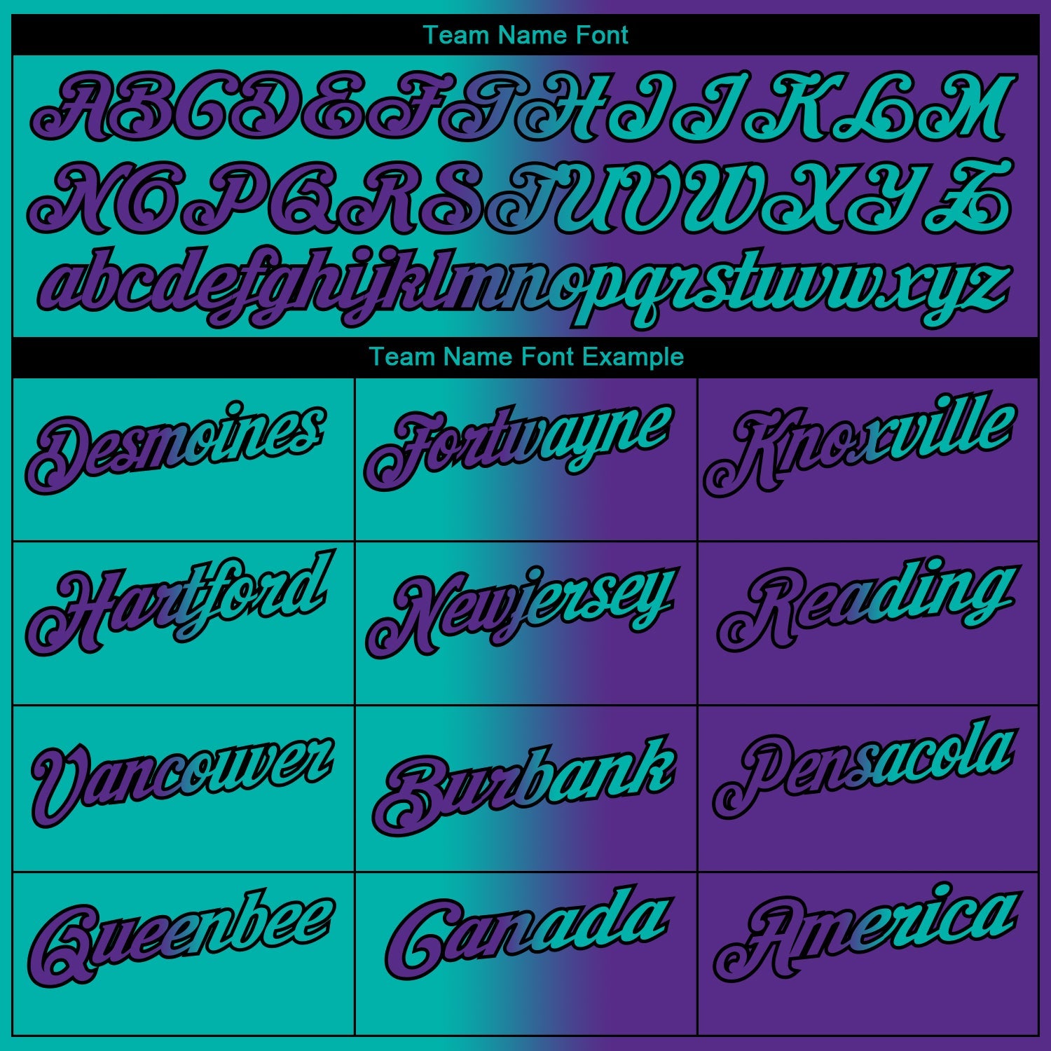 Custom Purple Aqua-Black 3D Gradient Fashion Performance Polo Shirt