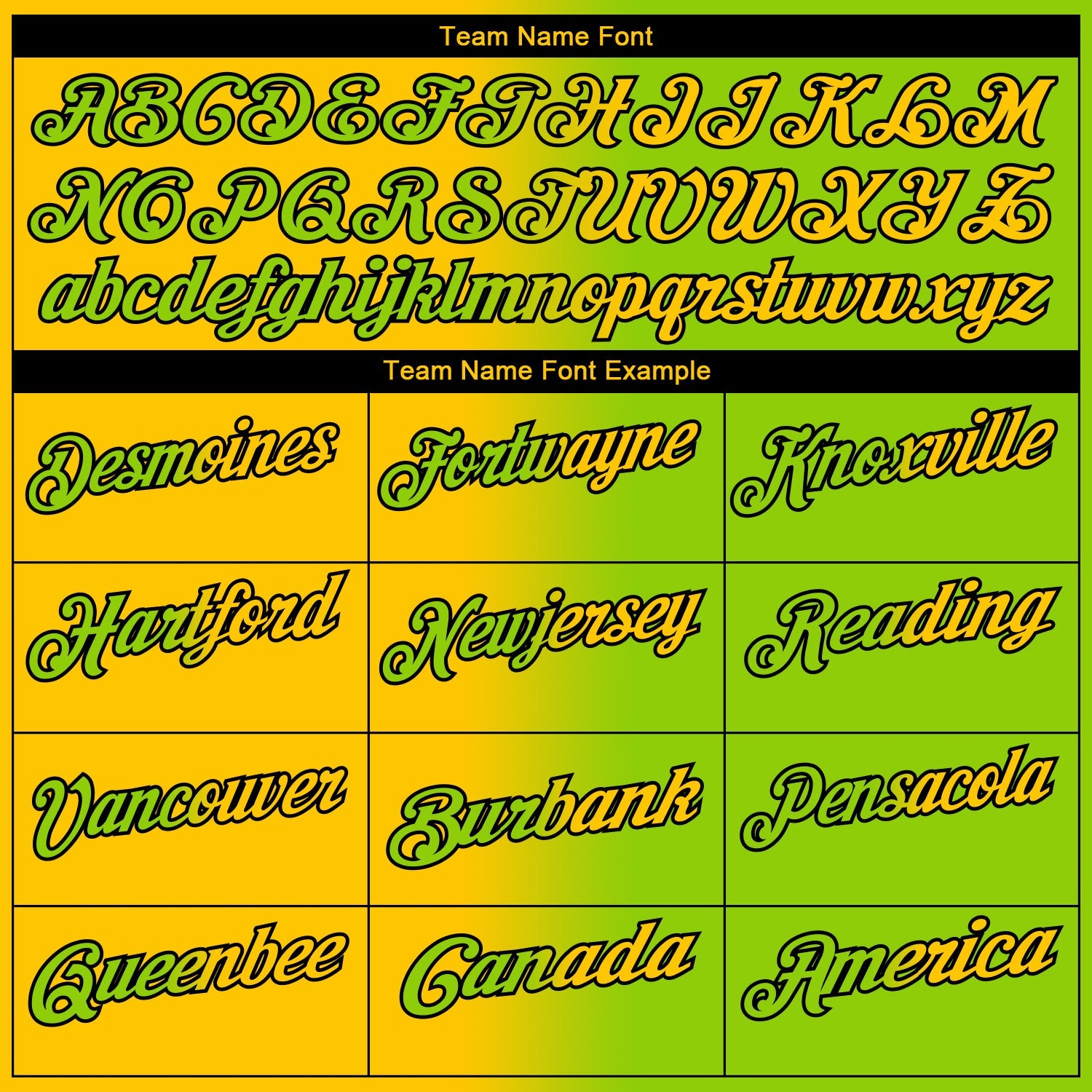 Custom Neon Green Yellow-Black 3D Gradient Fashion Performance Polo Shirt