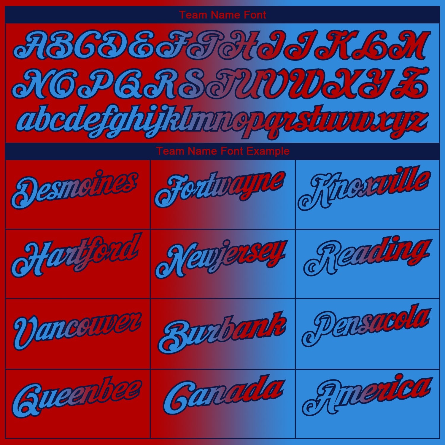 Custom Powder Blue Red-Navy 3D Gradient Fashion Performance Polo Shirt