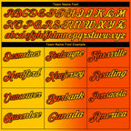 Custom Orange Yellow-Black 3D Gradient Fashion Performance Polo Shirt