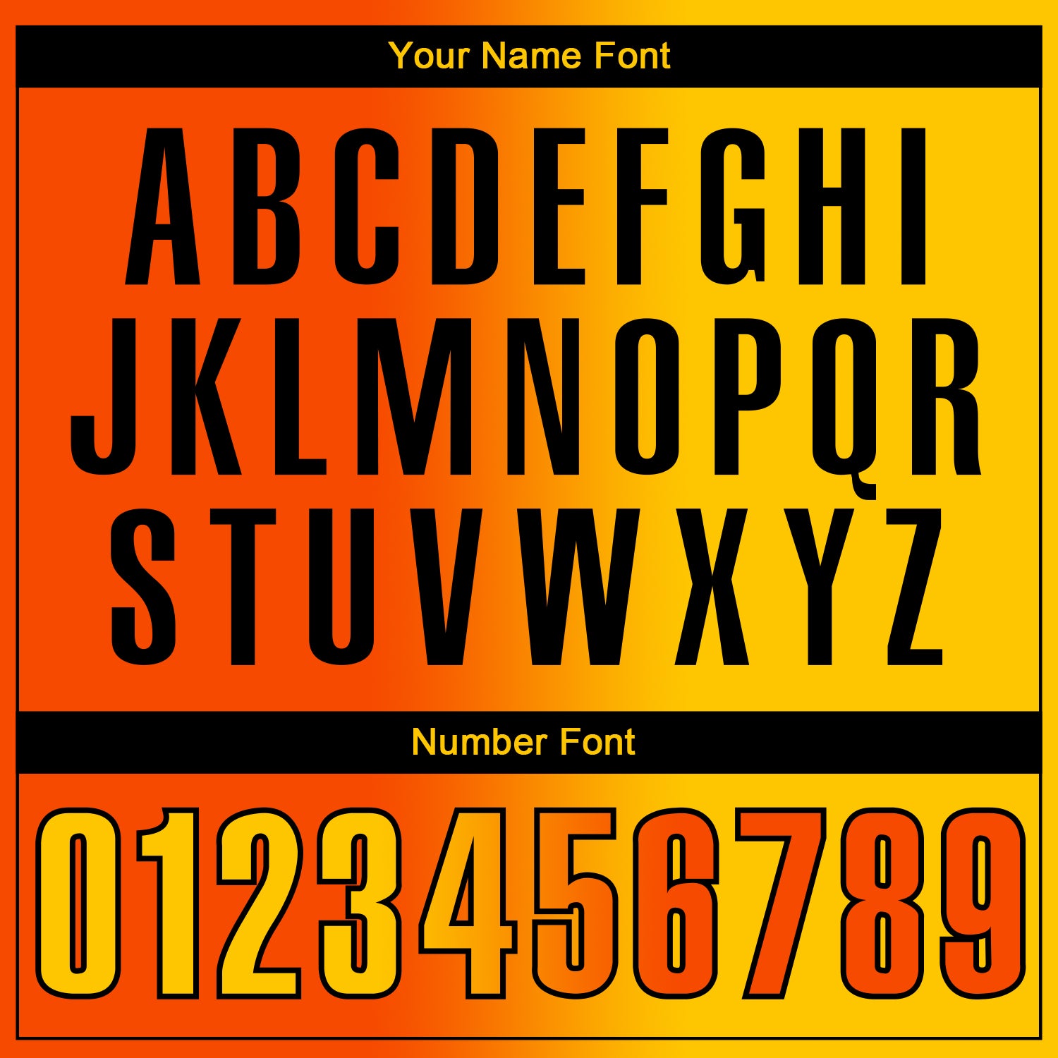 Custom Orange Yellow-Black 3D Gradient Fashion Performance Polo Shirt