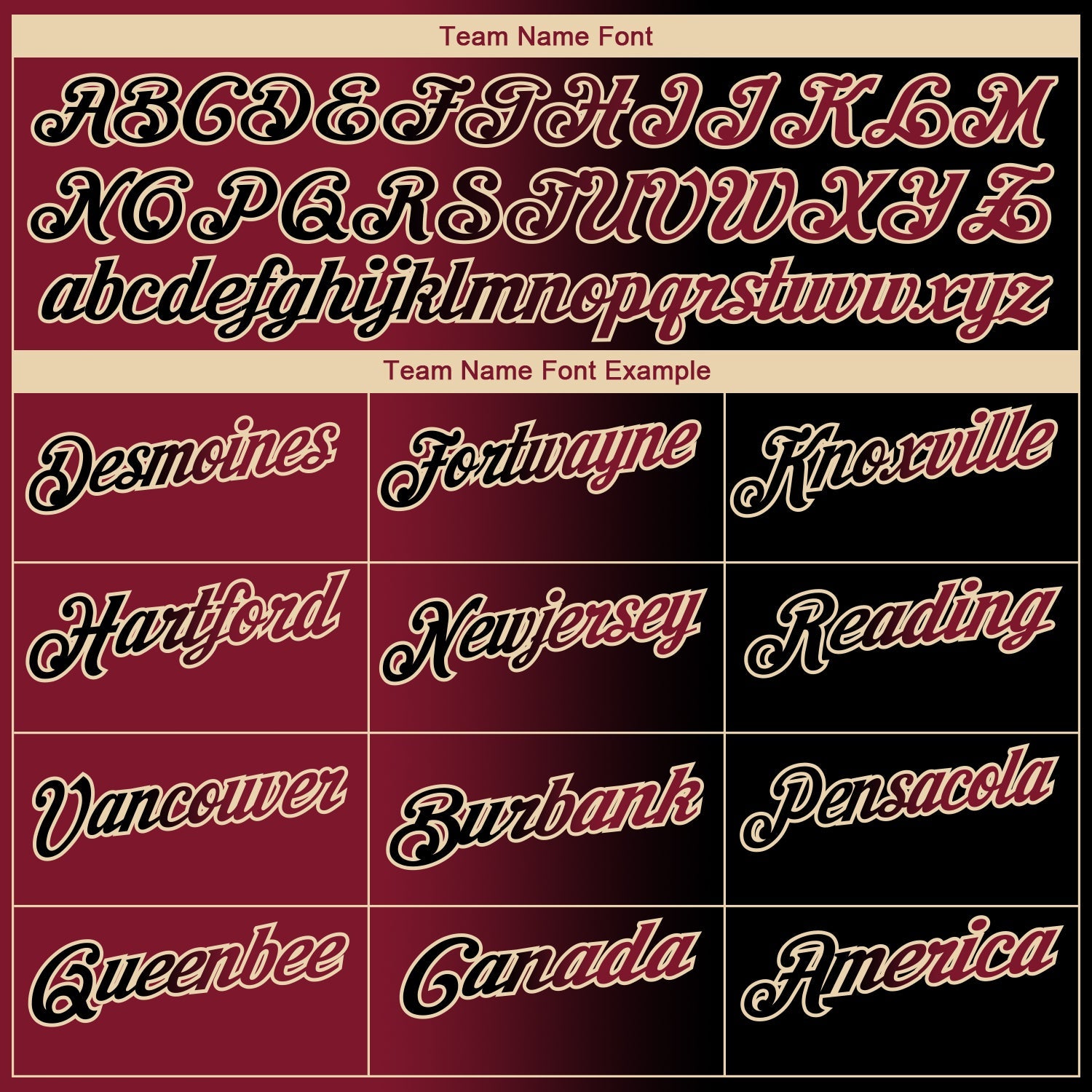 Custom Black Crimson-City Cream 3D Gradient Fashion Performance Polo Shirt