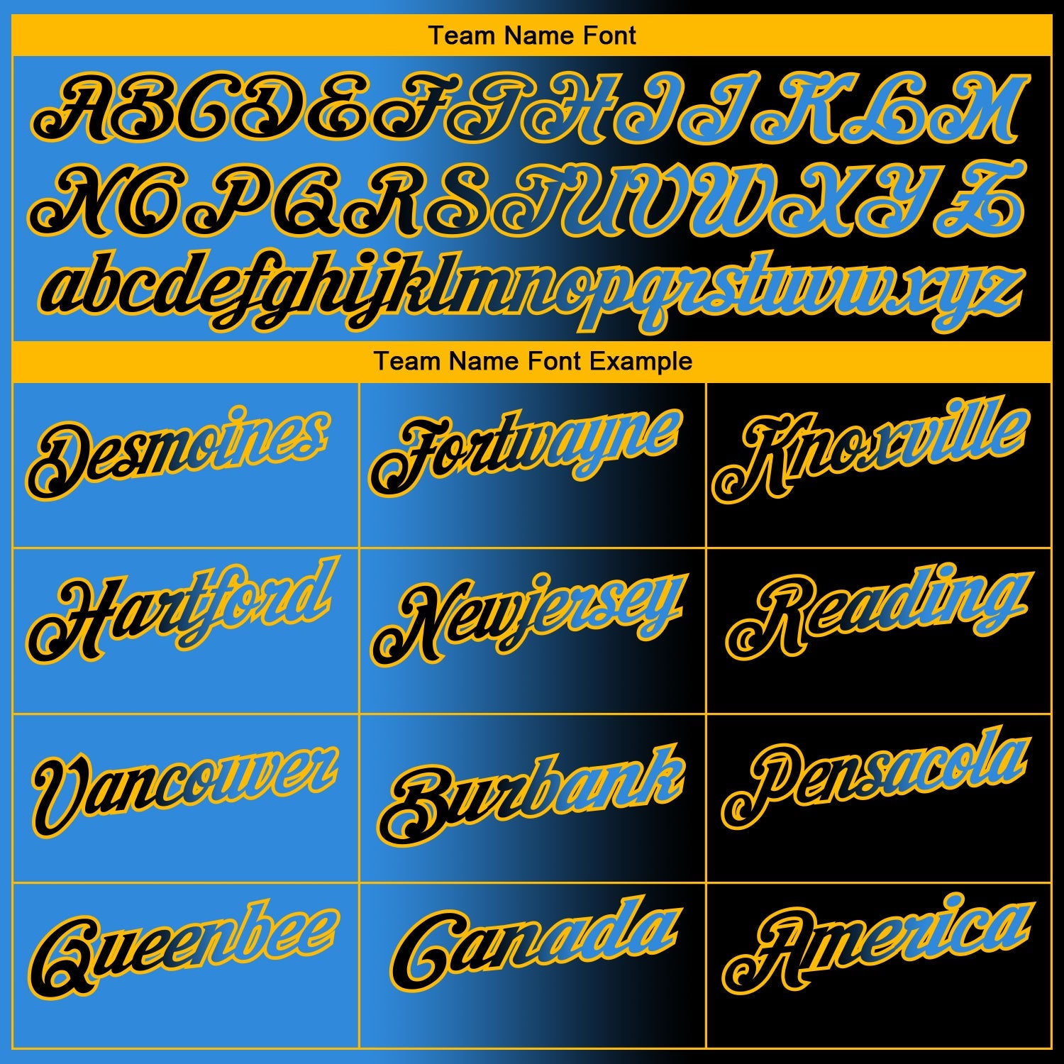 Custom Black Powder Blue-Gold 3D Gradient Fashion Performance Polo Shirt