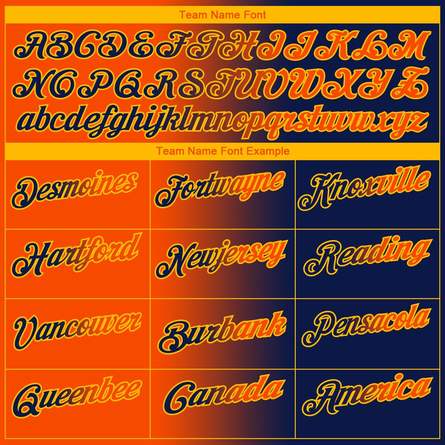 Custom Navy Orange-Gold 3D Gradient Fashion Performance Polo Shirt