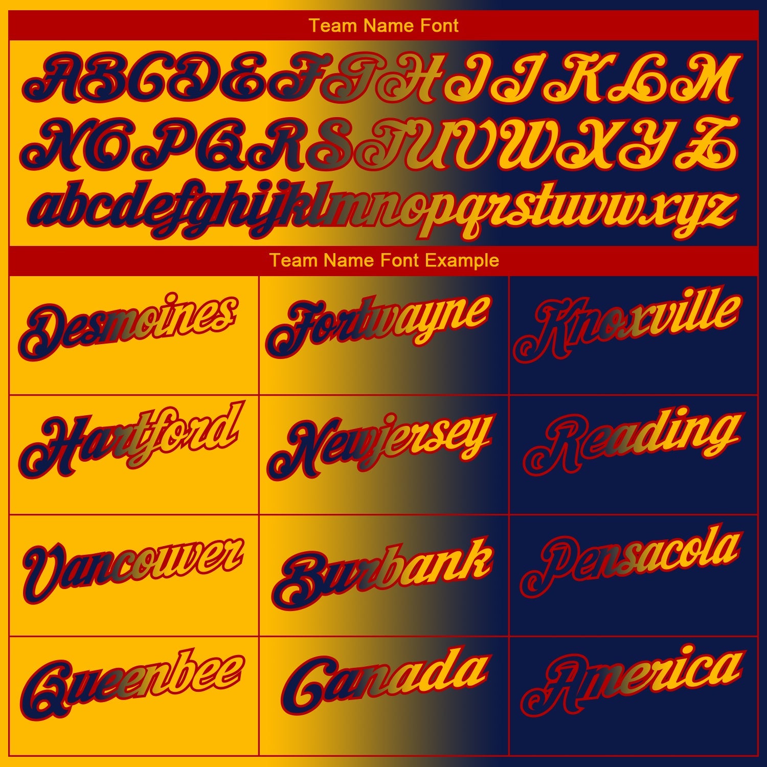 Custom Navy Gold-Red 3D Gradient Fashion Performance Polo Shirt