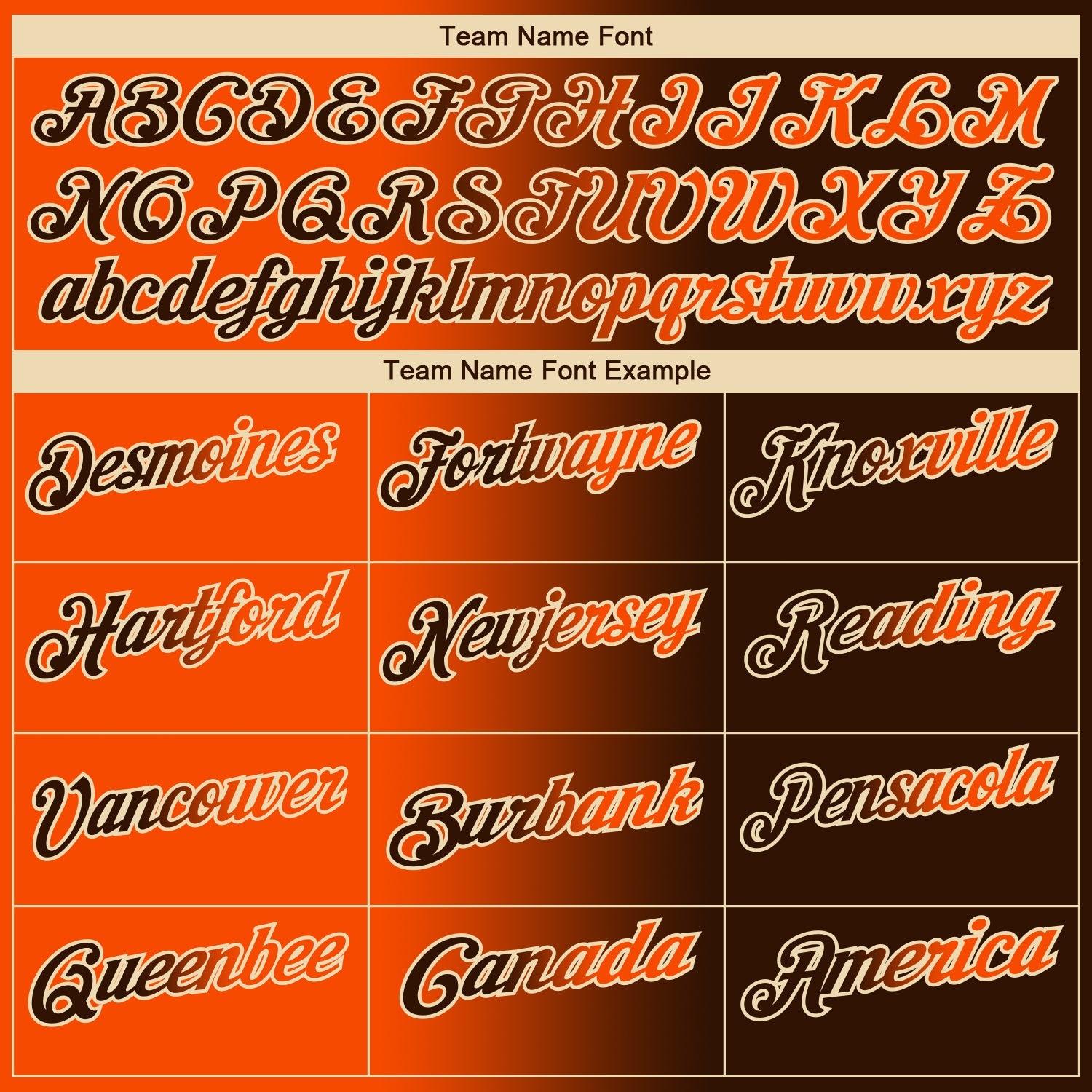 Custom Brown Orange-Cream 3D Gradient Fashion Performance Polo Shirt