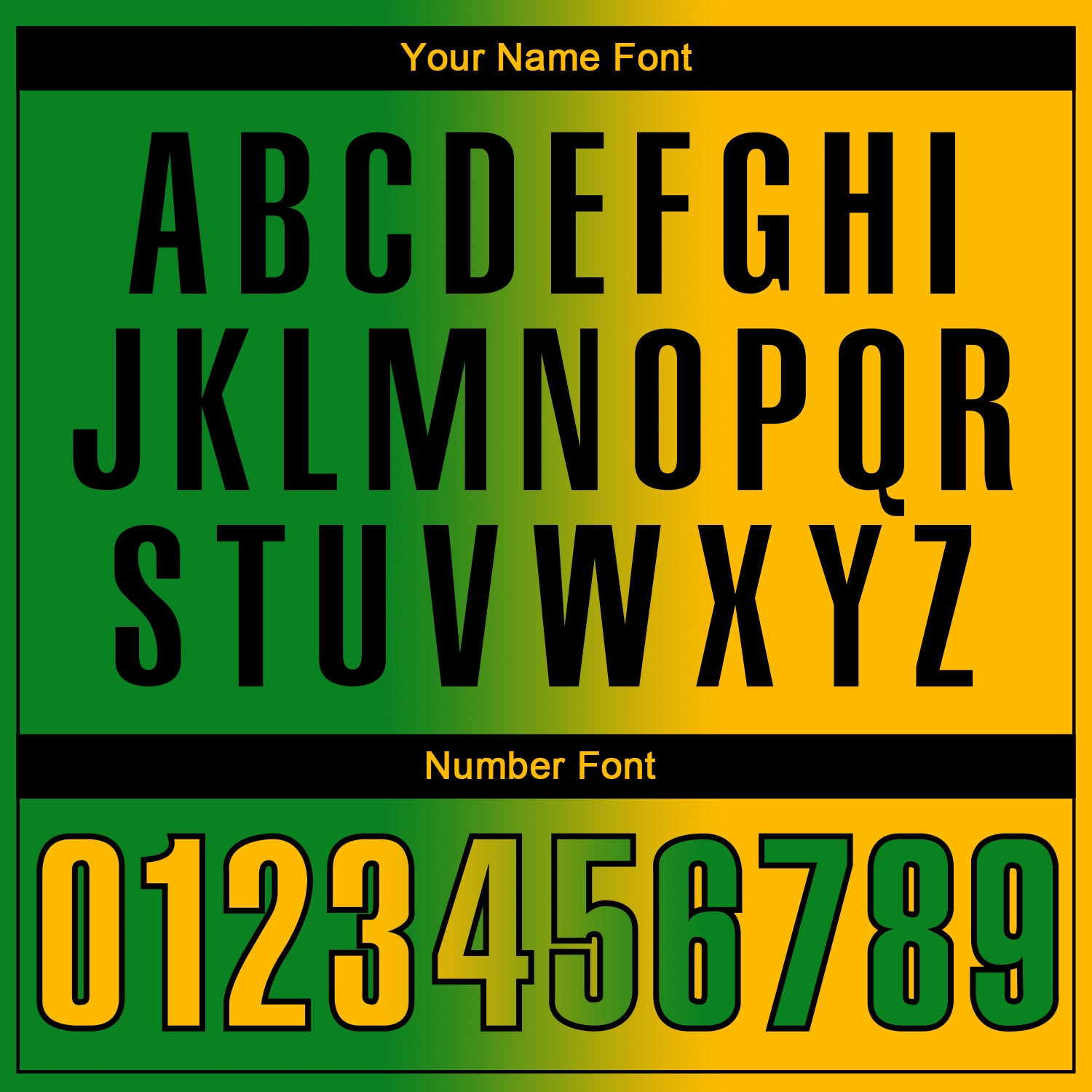 Custom Grass Green Gold-Black 3D Gradient Fashion Performance Polo Shirt