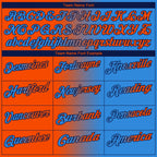 Custom Powder Blue Orange-Navy 3D Gradient Fashion Performance Polo Shirt