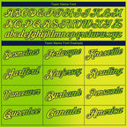 Custom Neon Yellow Neon Green-Navy 3D Gradient Fashion Performance Polo Shirt