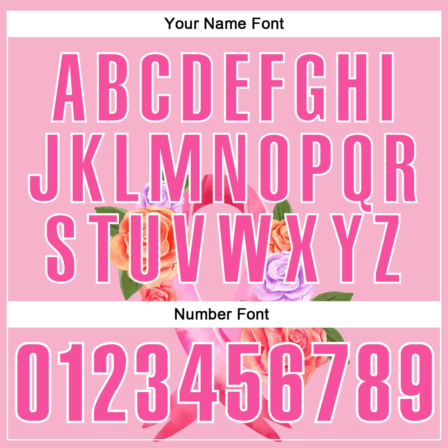 Custom Light Pink Pink-White 3D Pink Ribbon Breast Cancer Awareness Month Women Health Care Support Floral Performance Polo Shirt