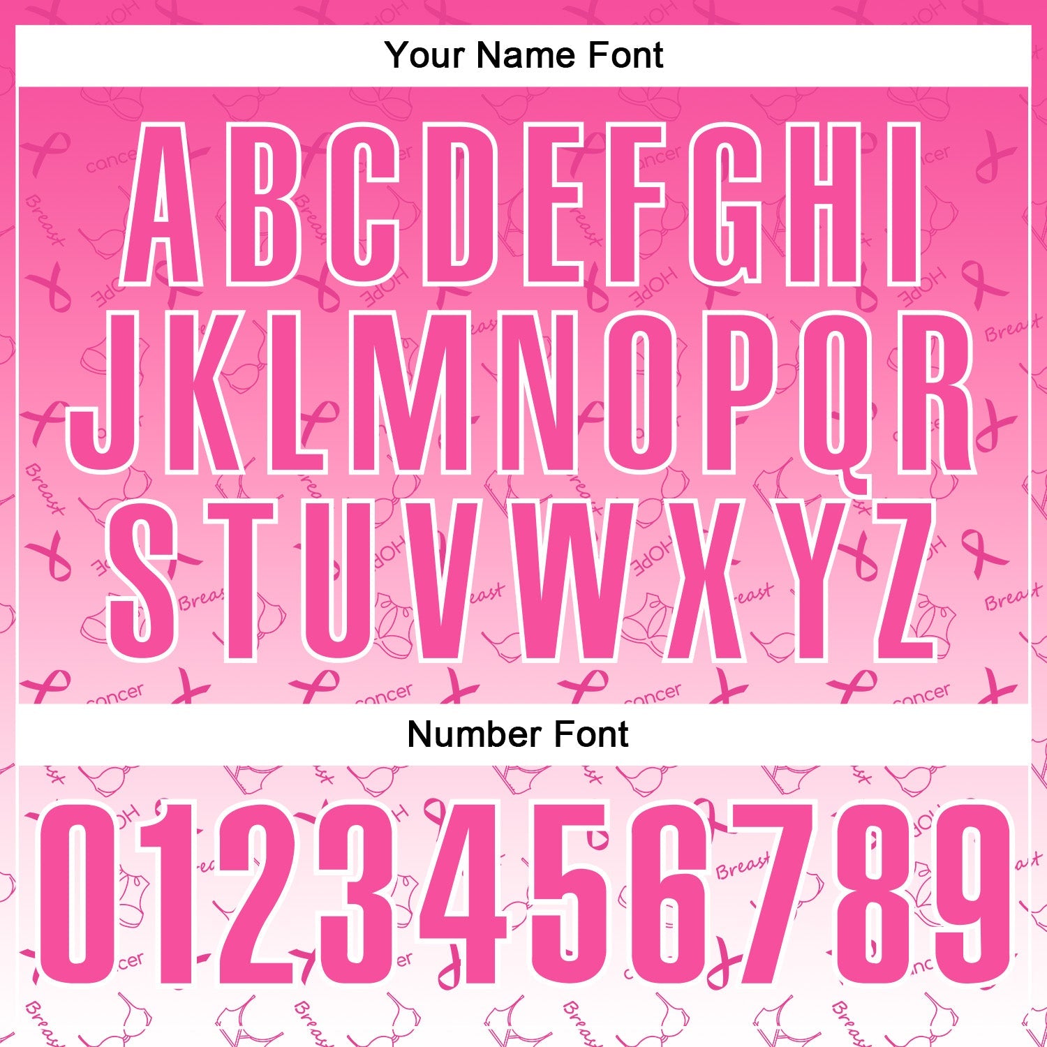 Custom Pink White 3D Gradient Pink Ribbon Breast Cancer Awareness Month Women Health Care Support Performance Polo Shirt