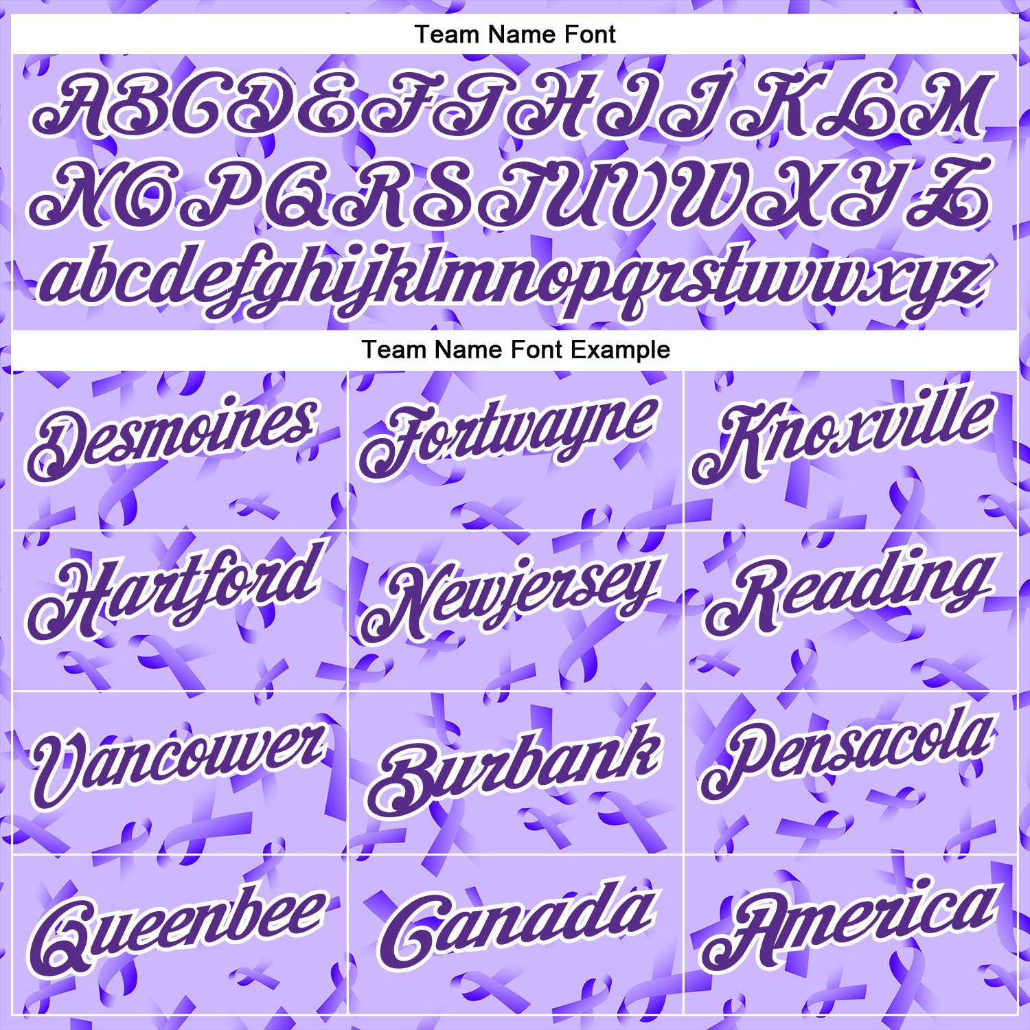 Custom Purple White 3D Pattern Design Purple Ribbon Gynecological Cancer Awareness Performance Polo Shirt