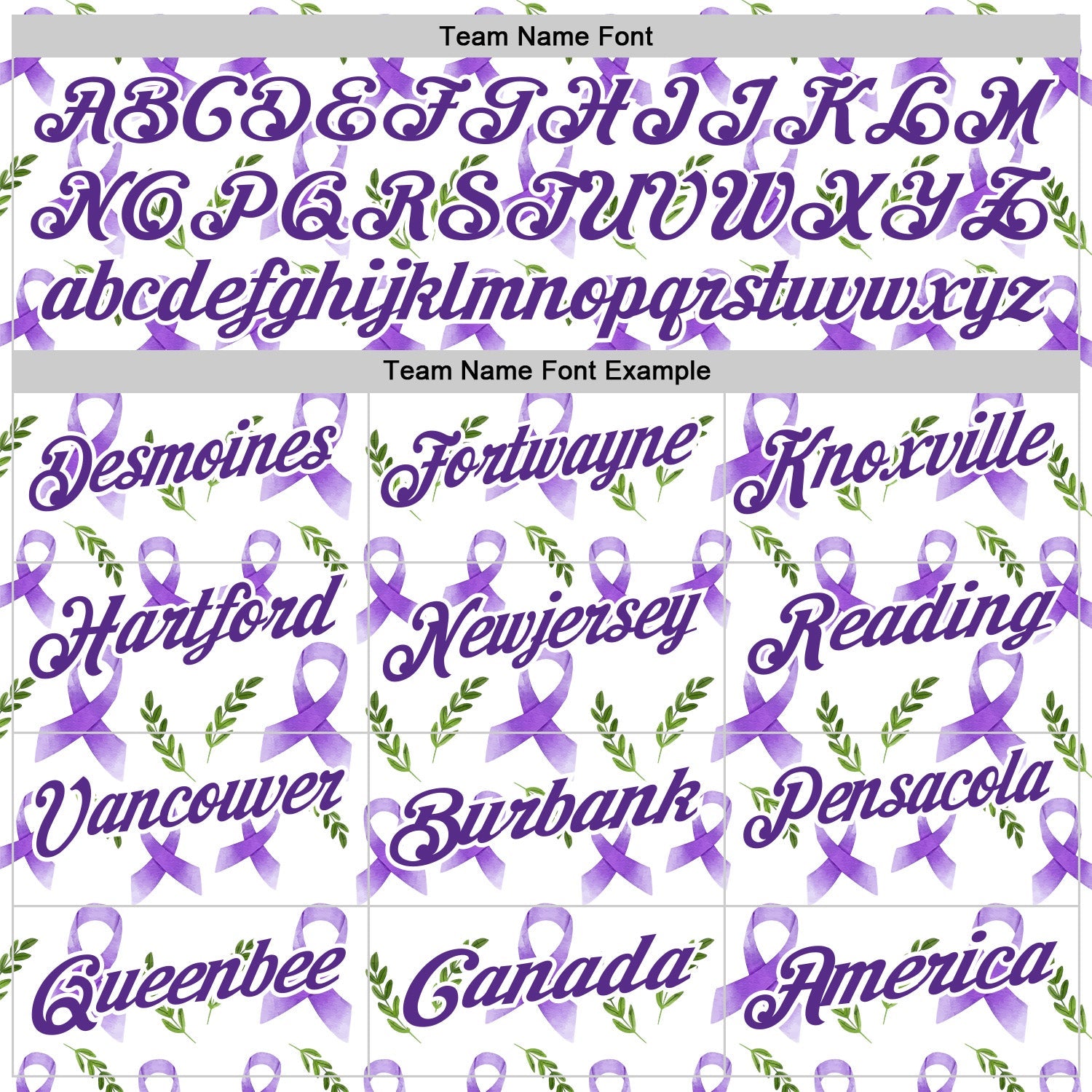 Custom White Purple 3D Pattern Design Purple Ribbon Pancreatic Cancer Awareness Performance Polo Shirt