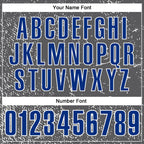 Custom Steel Gray Royal-White 3D Pattern Design Dark Blue Ribbon Colorectal Cancer Awareness Colon Fight CRC Performance Polo Shirt