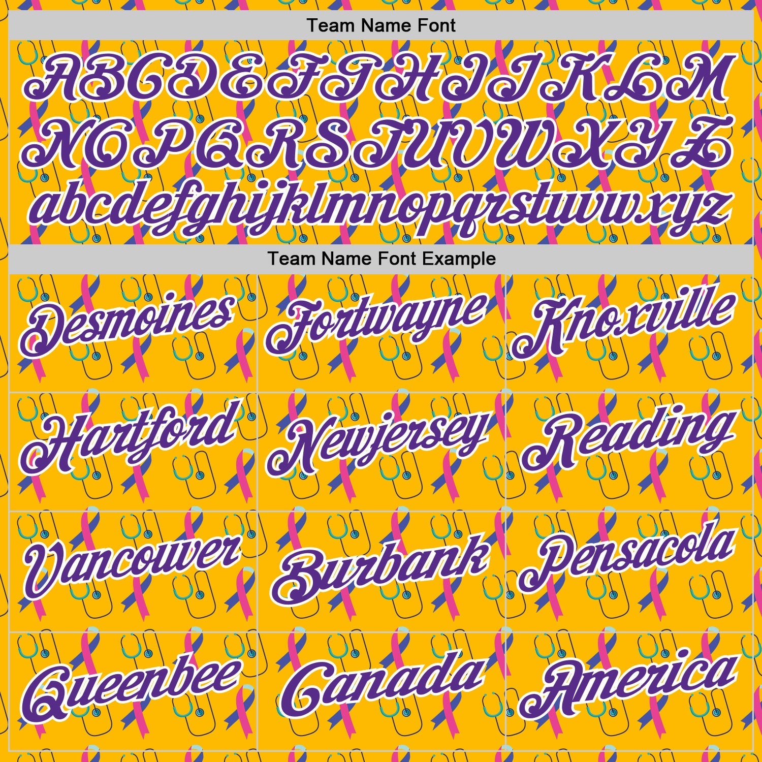 Custom Gold Purple-White 3D Pattern Design Purple Teal Pink Ribbon Thyroid Cancer Awareness World Cancer Day Performance Polo Shirt